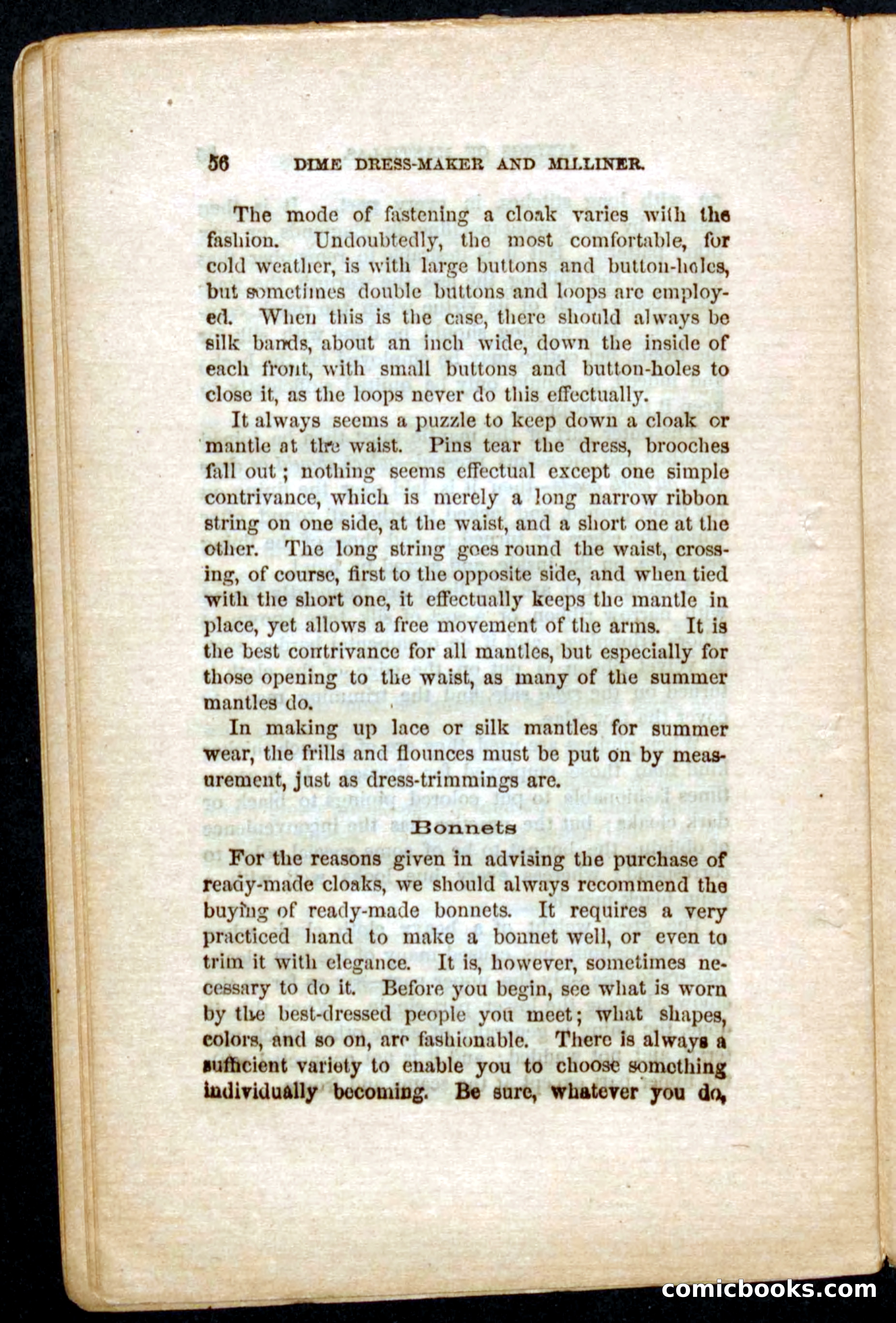Beadle's Dime Guide to Dress-Making and Millinery — page 58 of 86