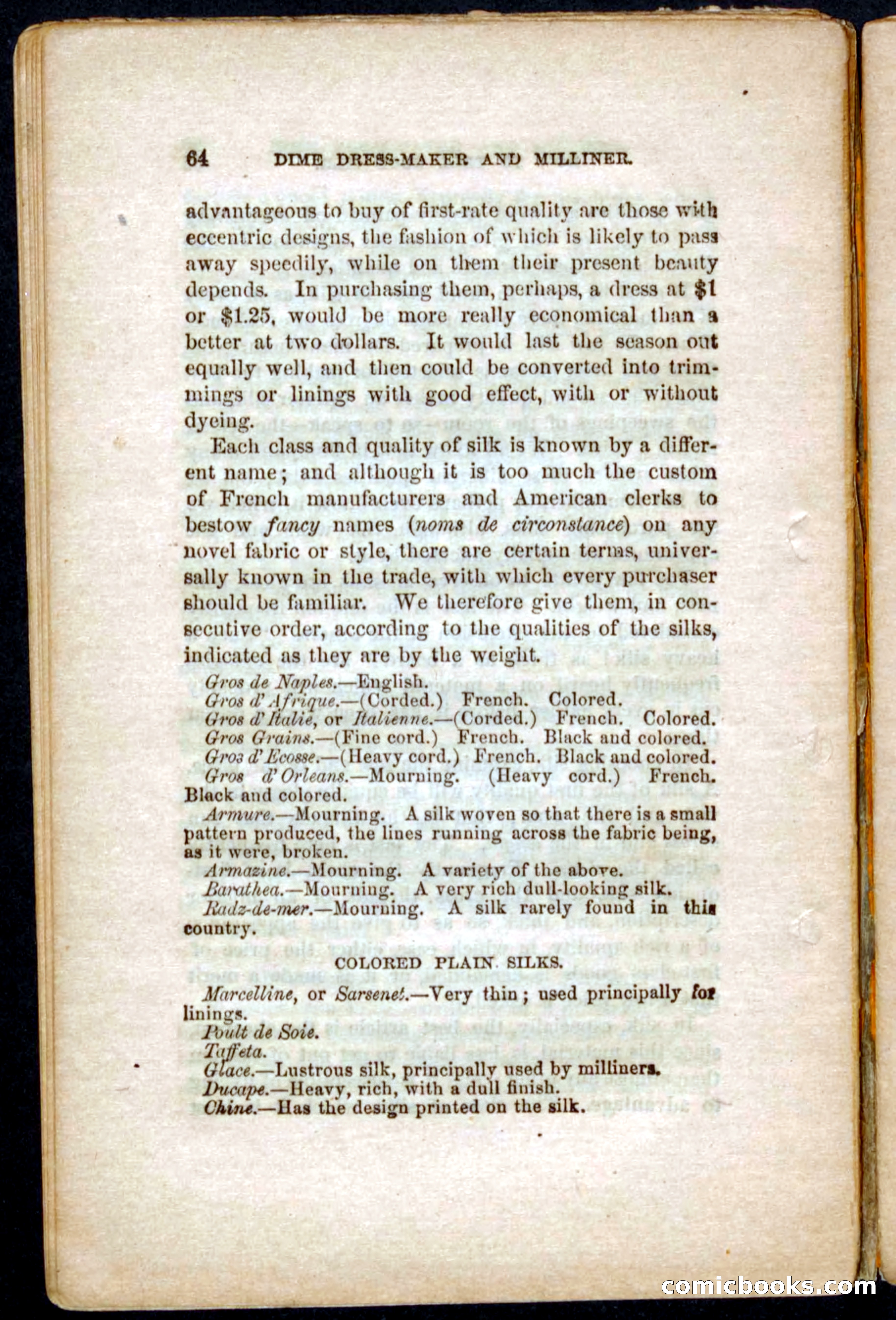 Beadle's Dime Guide to Dress-Making and Millinery — page 66 of 86