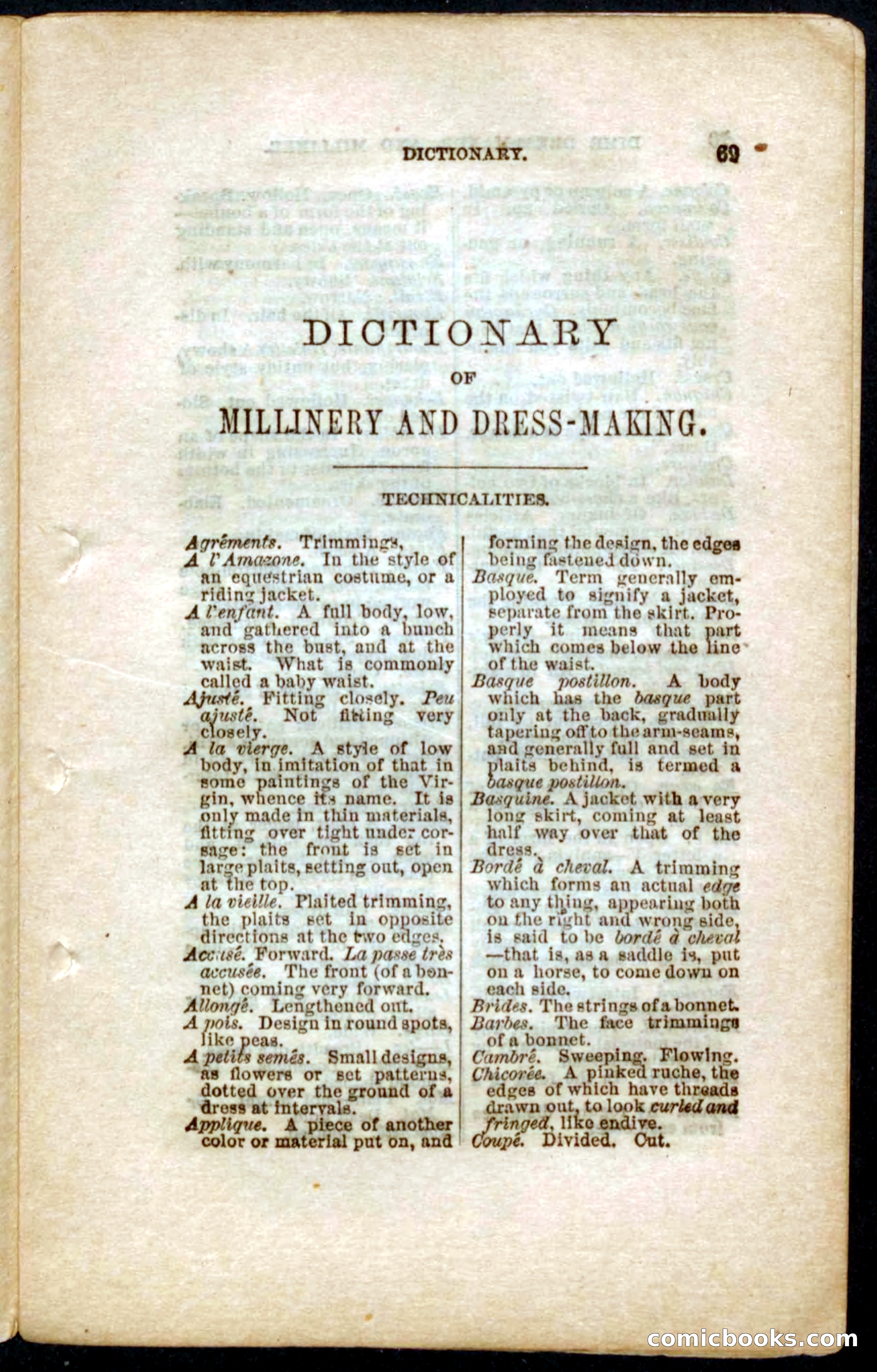 Beadle's Dime Guide to Dress-Making and Millinery — page 71 of 86