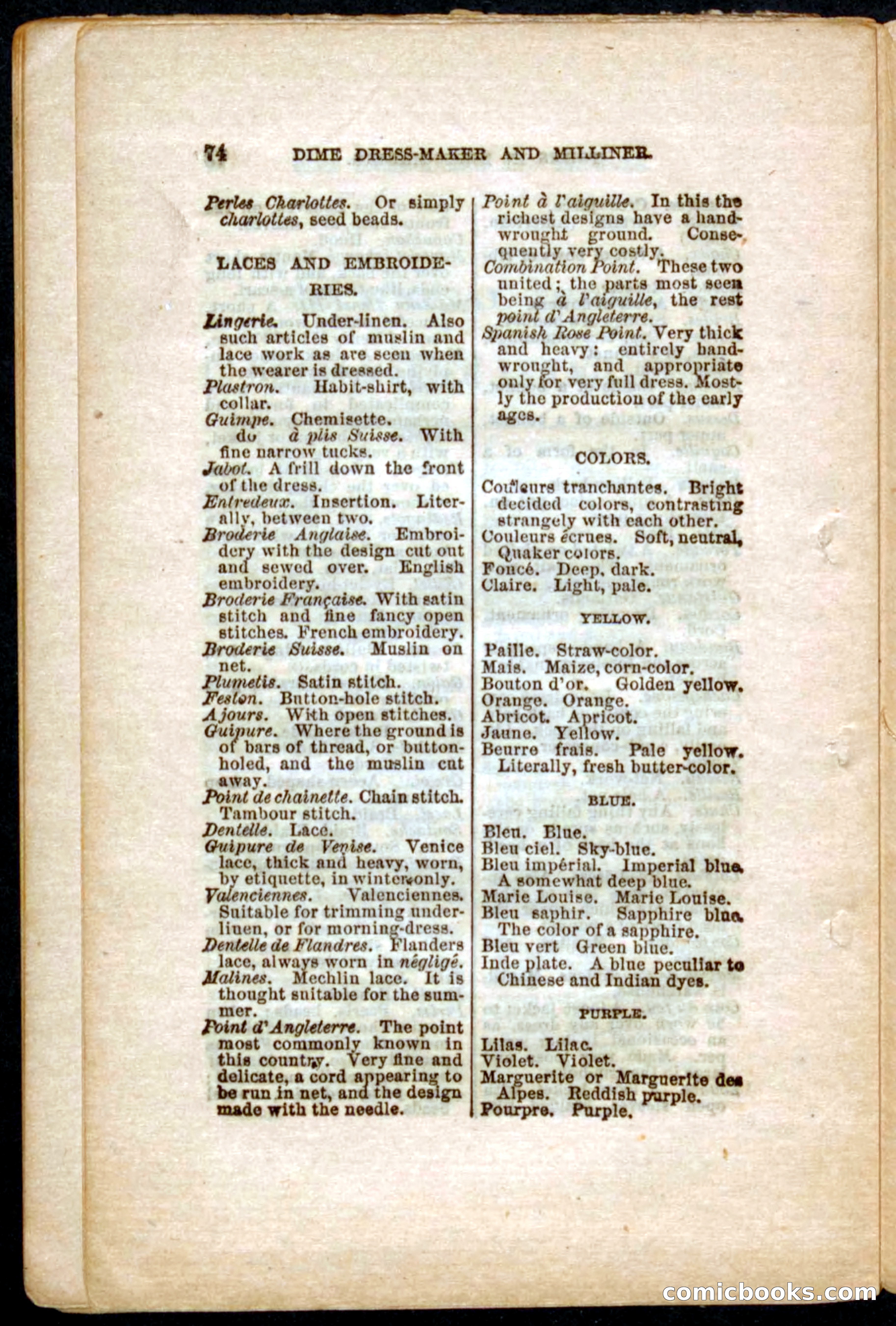 Beadle's Dime Guide to Dress-Making and Millinery — page 76 of 86