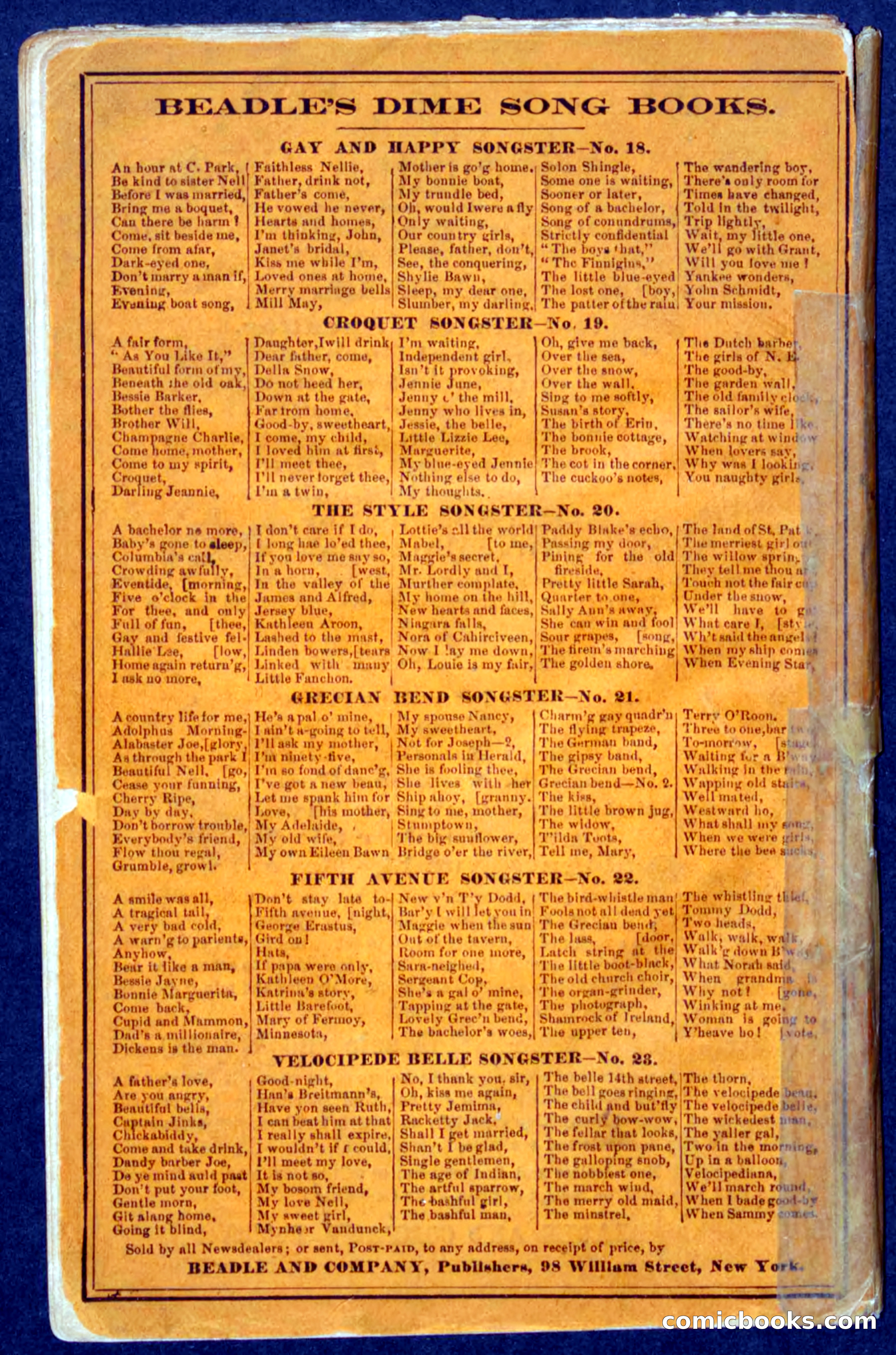 Beadle's Dime Guide to Dress-Making and Millinery — page 86 of 86