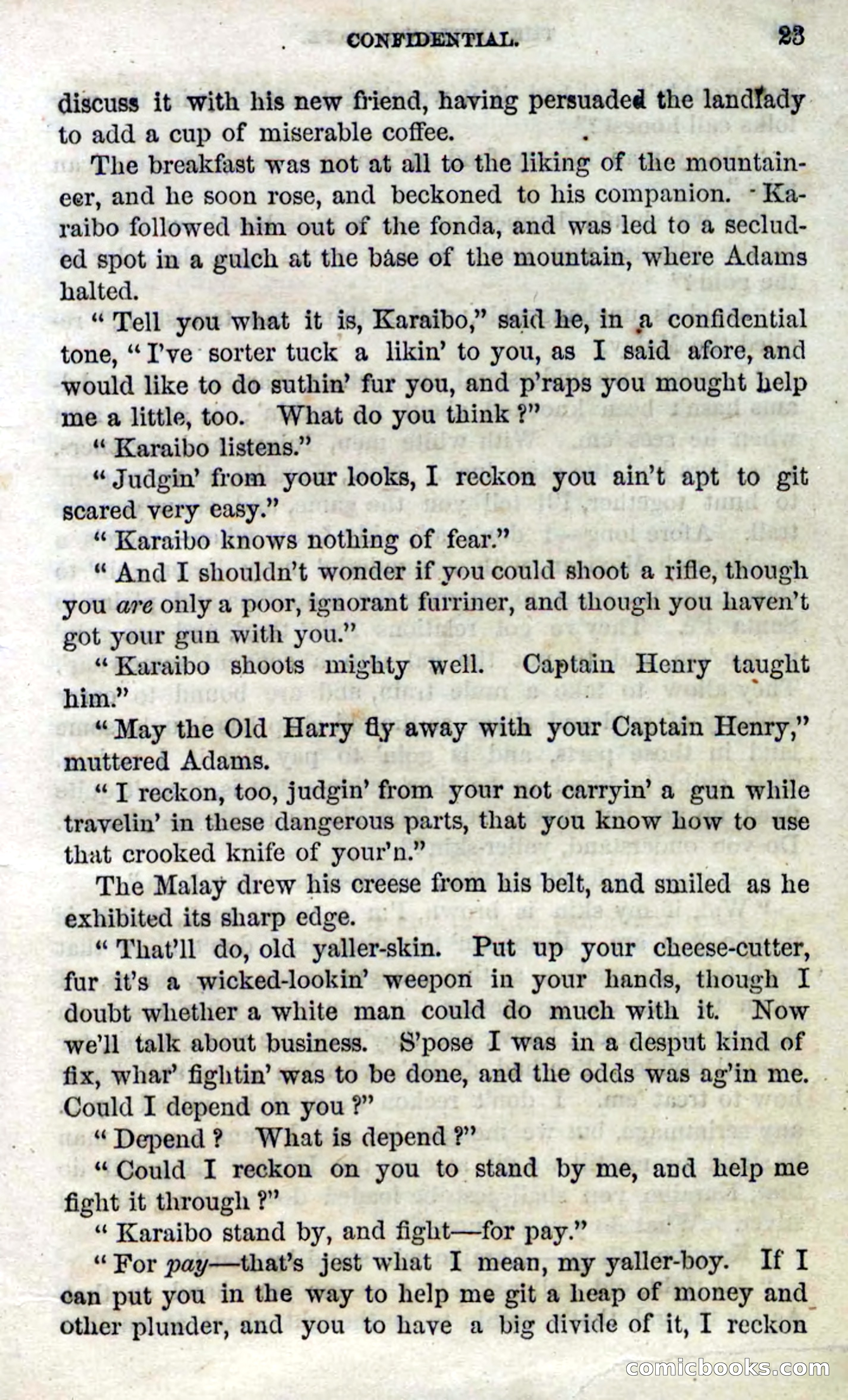 Beadle's Dime Novels No. 100 — page 18 of 95