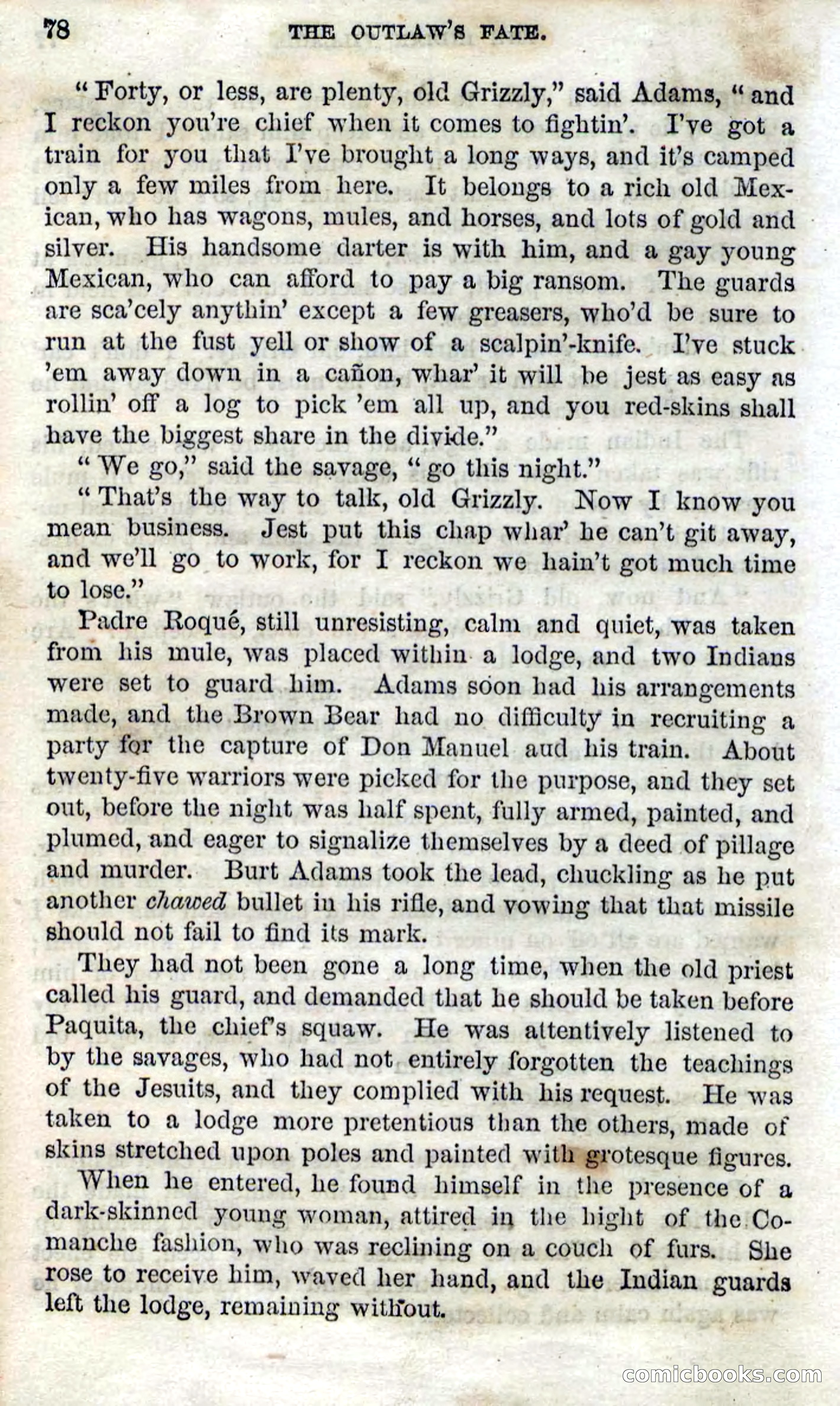 Beadle's Dime Novels No. 100 — page 73 of 95