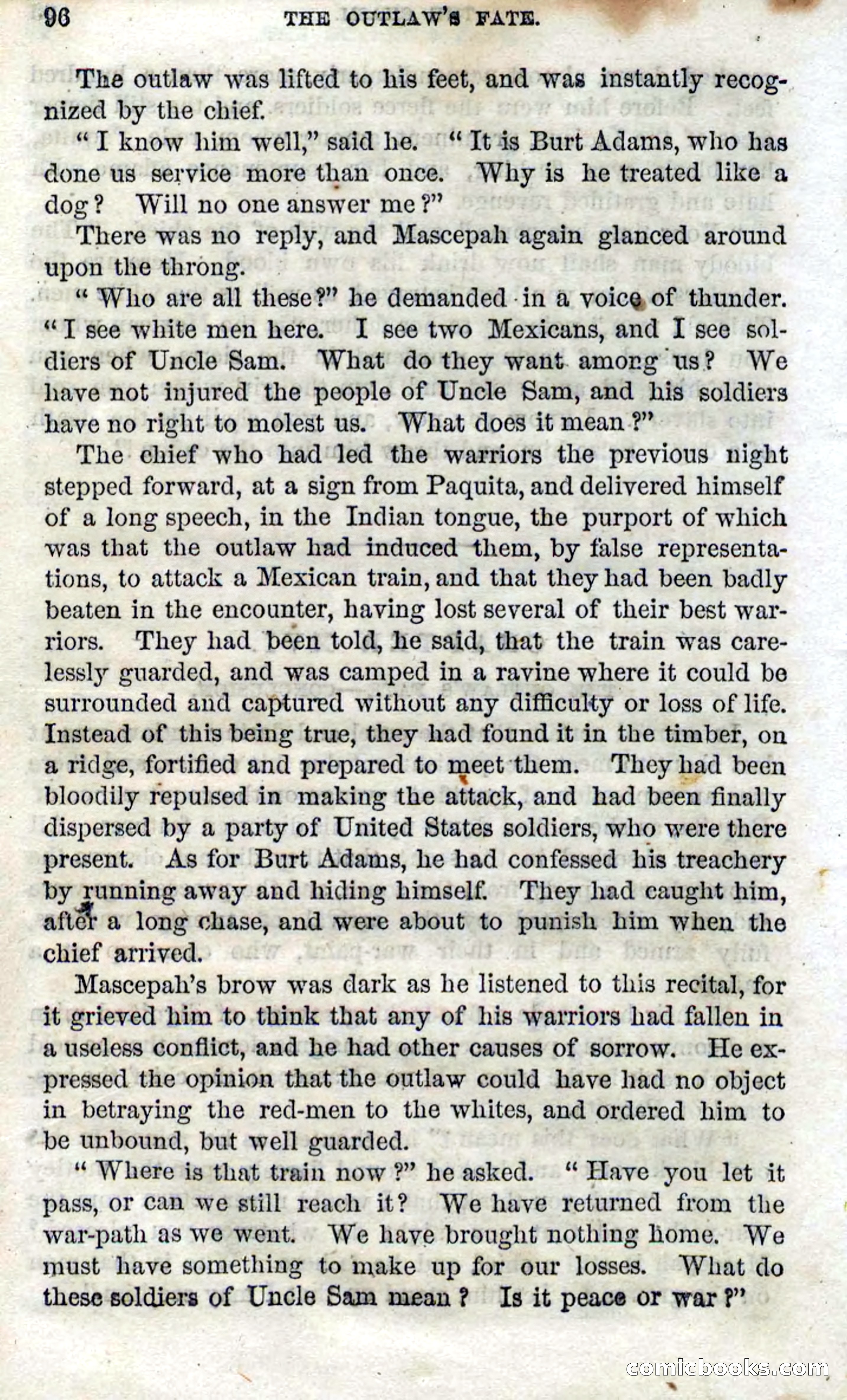 Beadle's Dime Novels No. 100 — page 91 of 95