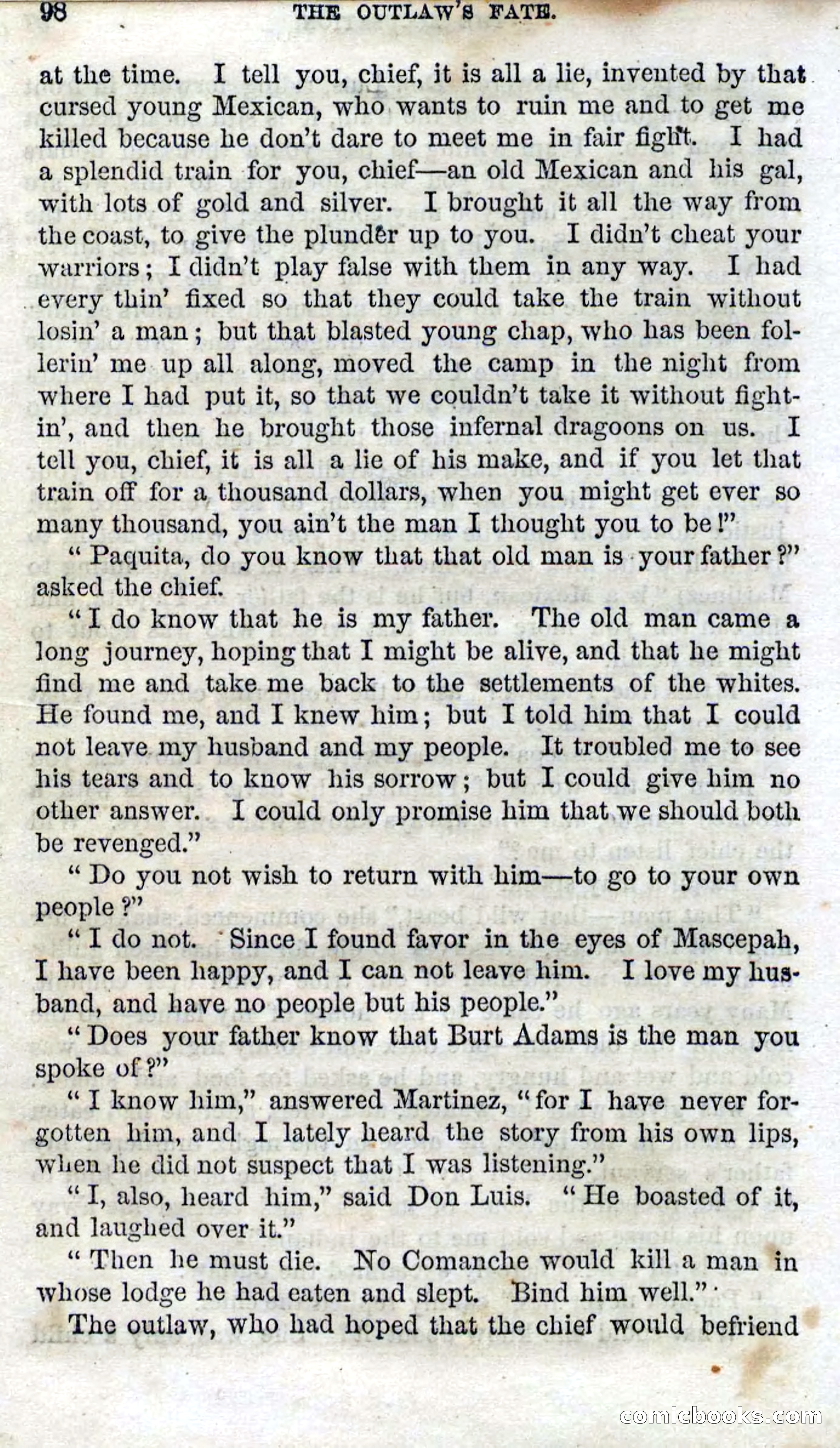 Beadle's Dime Novels No. 100 — page 93 of 95