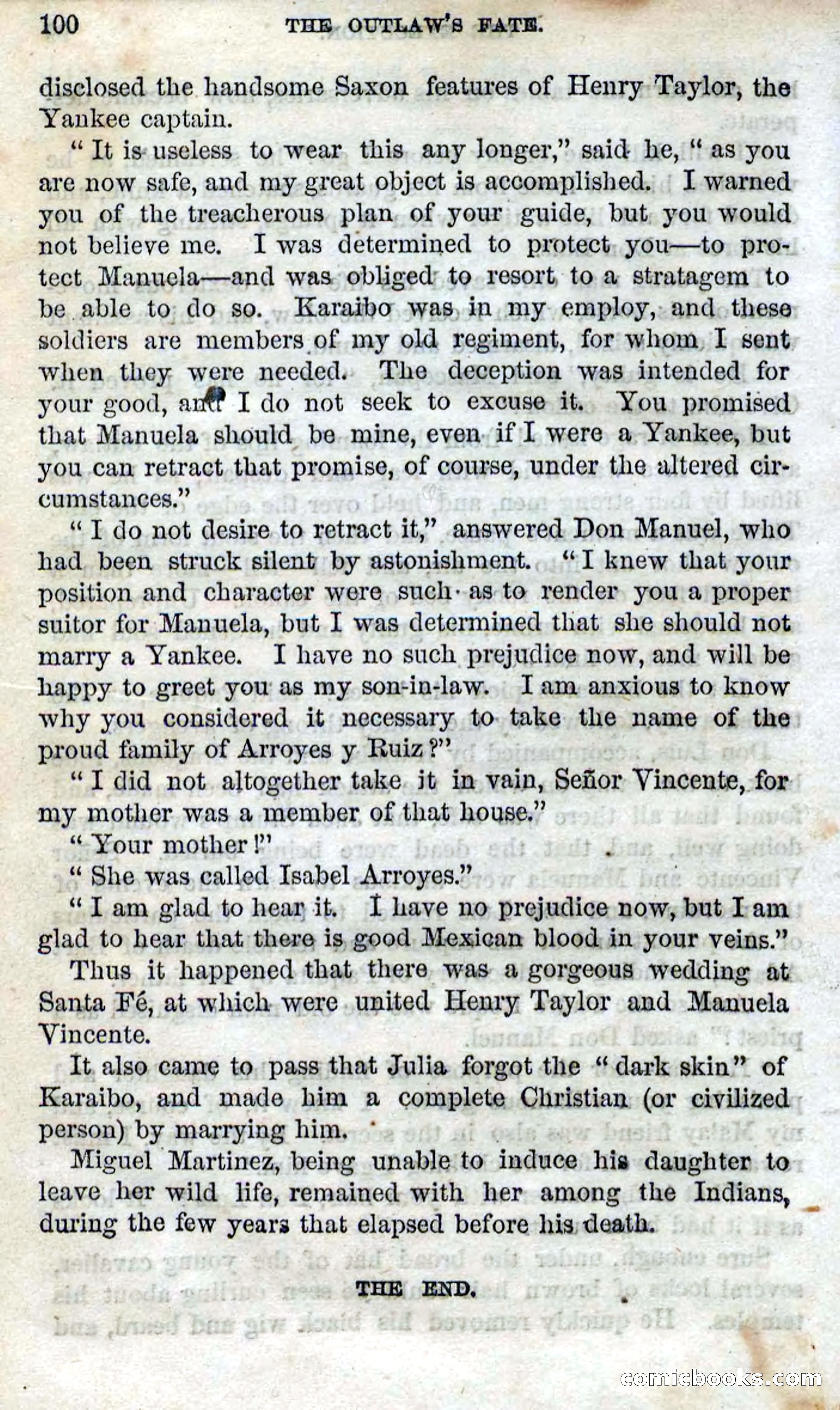 Beadle's Dime Novels No. 100 — page 95 of 95