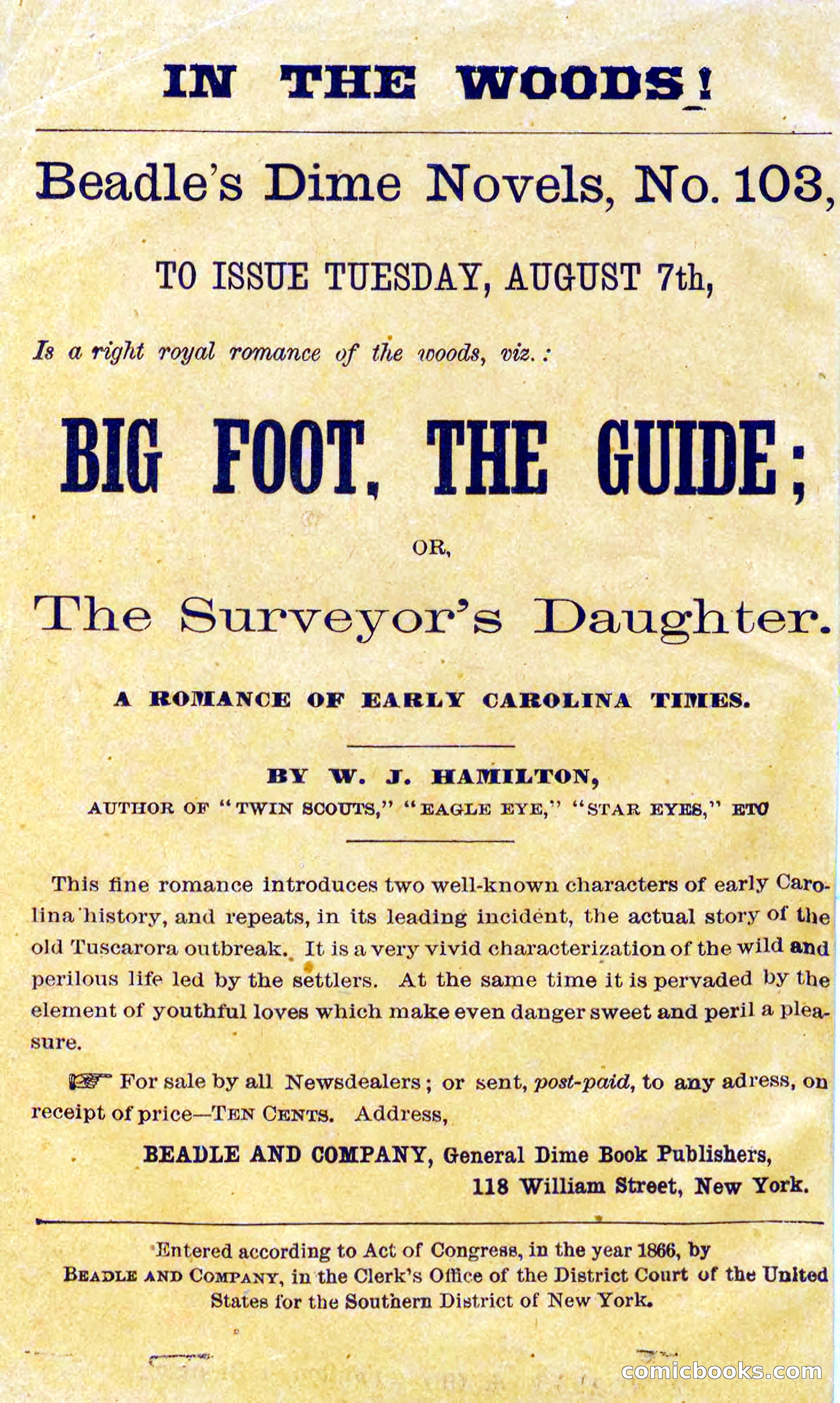 Beadle's Dime Novels No. 102: Hearts Forever — page 2 of 100