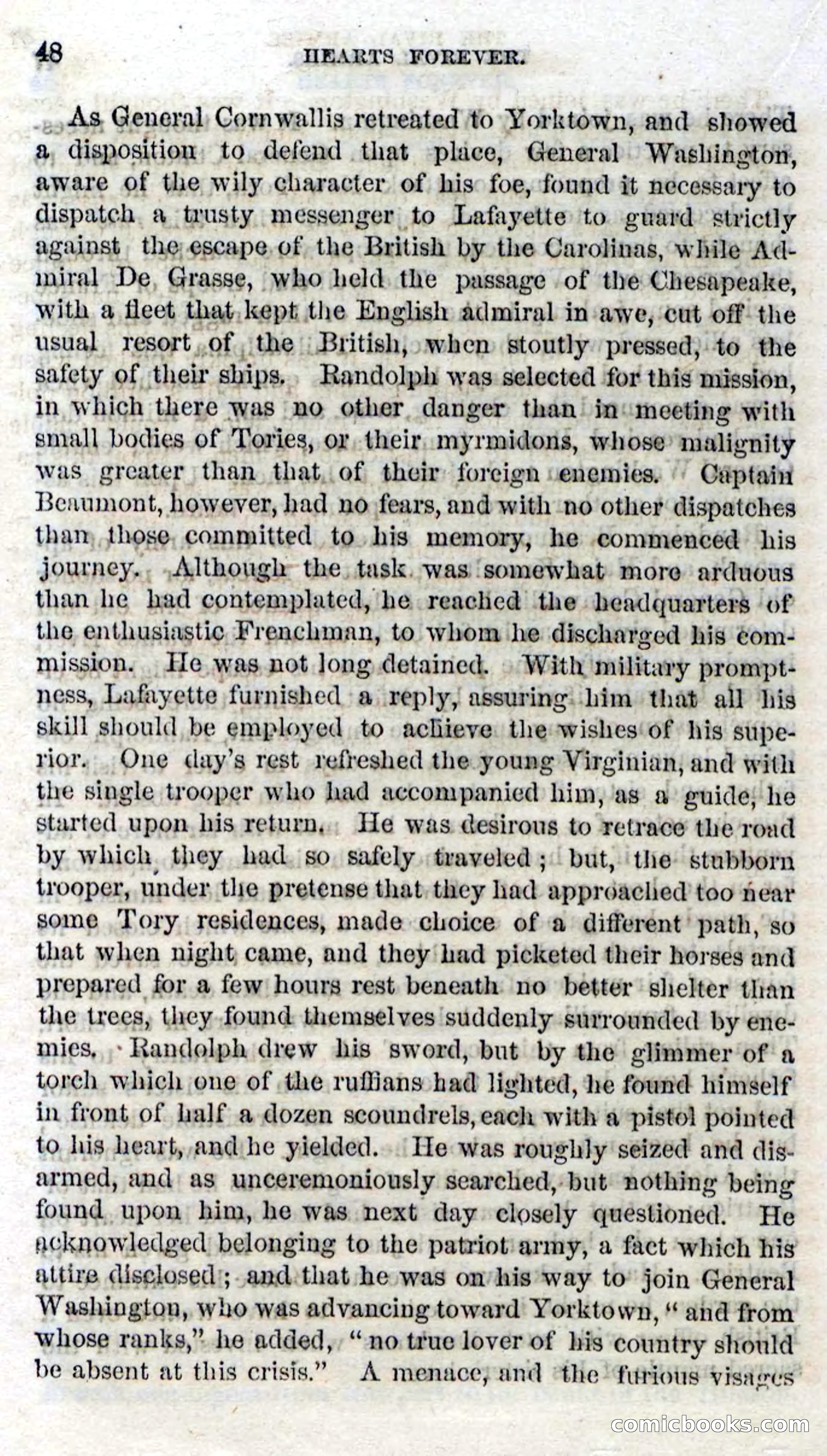 Beadle's Dime Novels No. 102: Hearts Forever — page 46 of 100