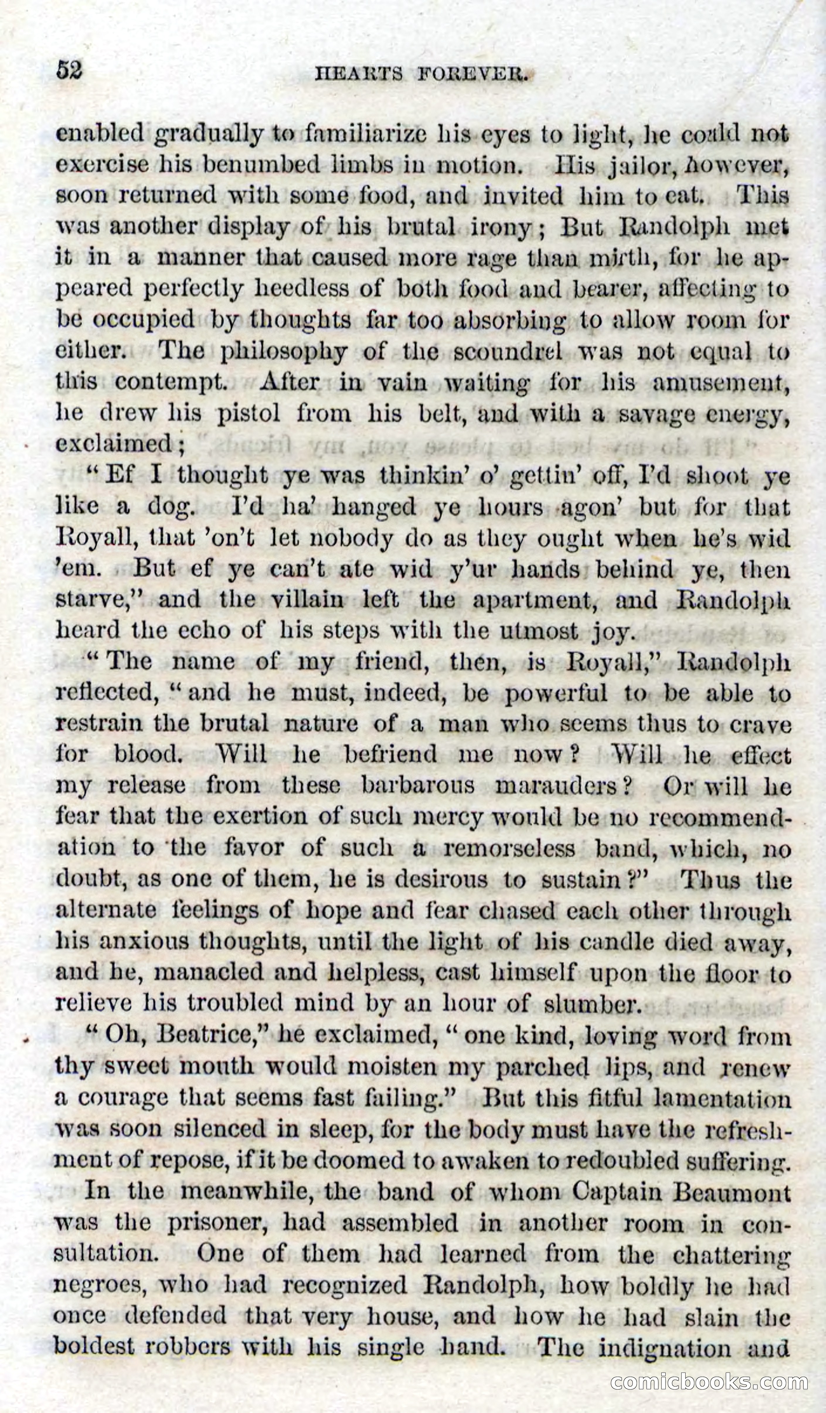 Beadle's Dime Novels No. 102: Hearts Forever — page 50 of 100