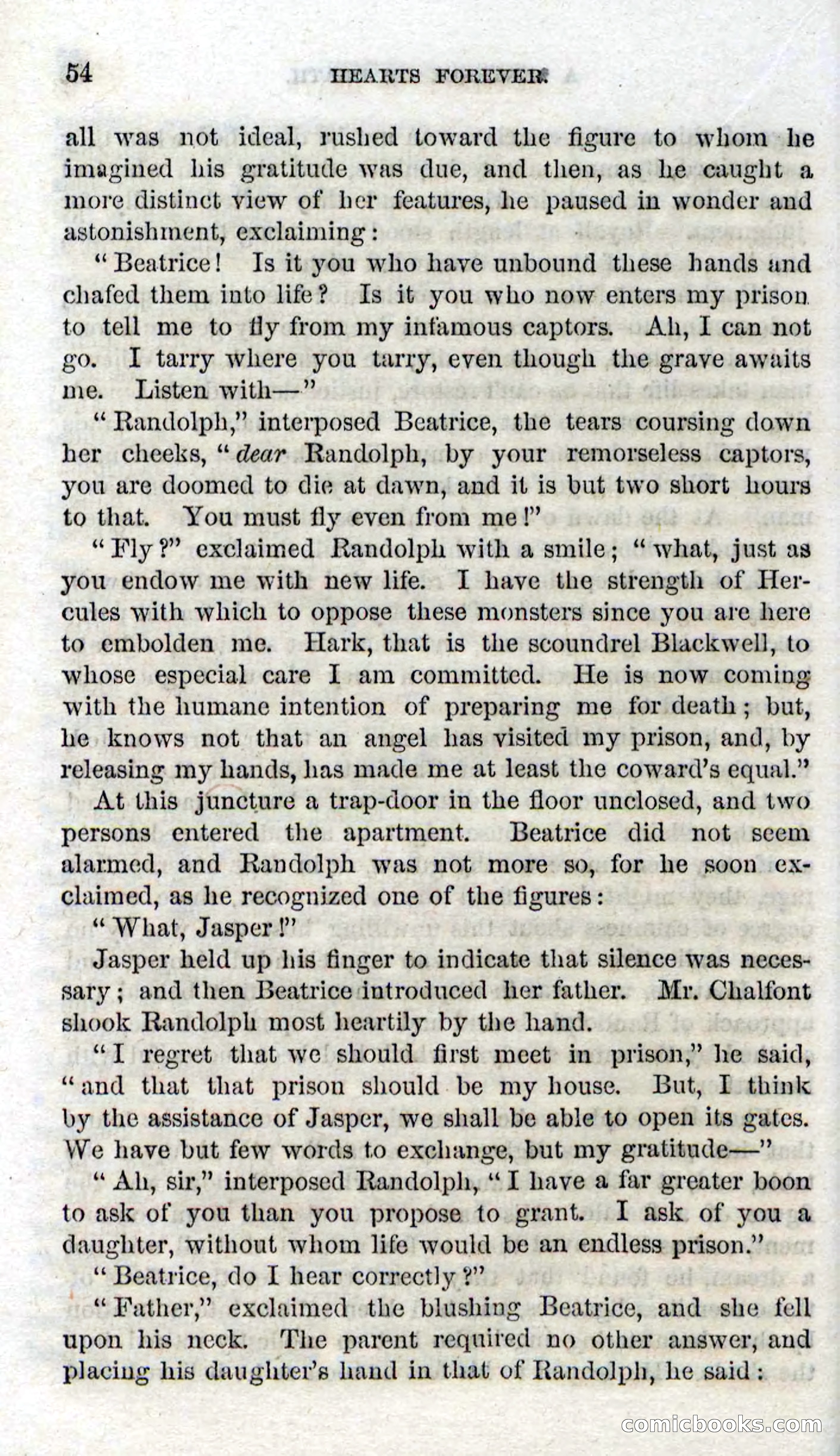 Beadle's Dime Novels No. 102: Hearts Forever — page 52 of 100