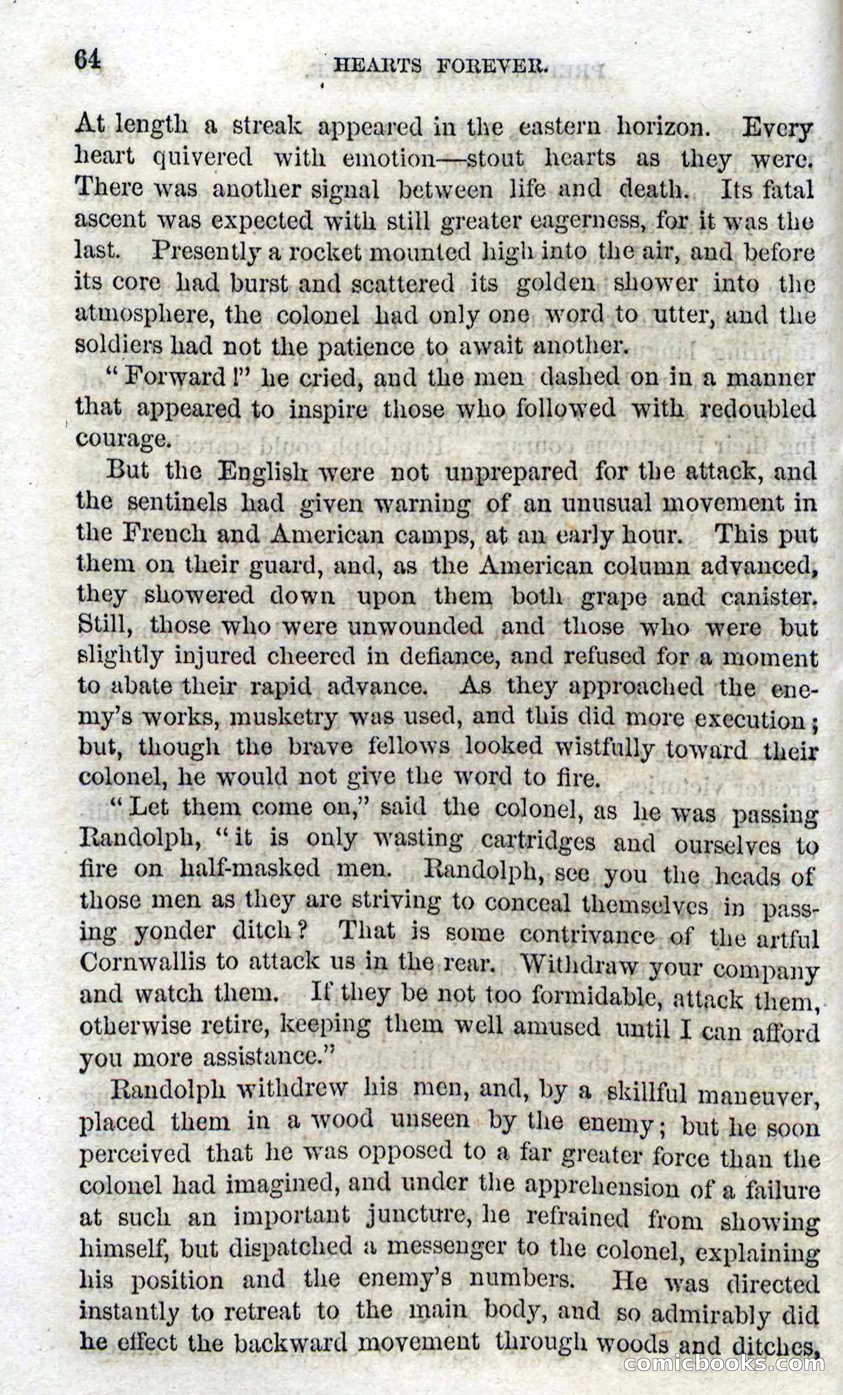 Beadle's Dime Novels No. 102: Hearts Forever — page 62 of 100