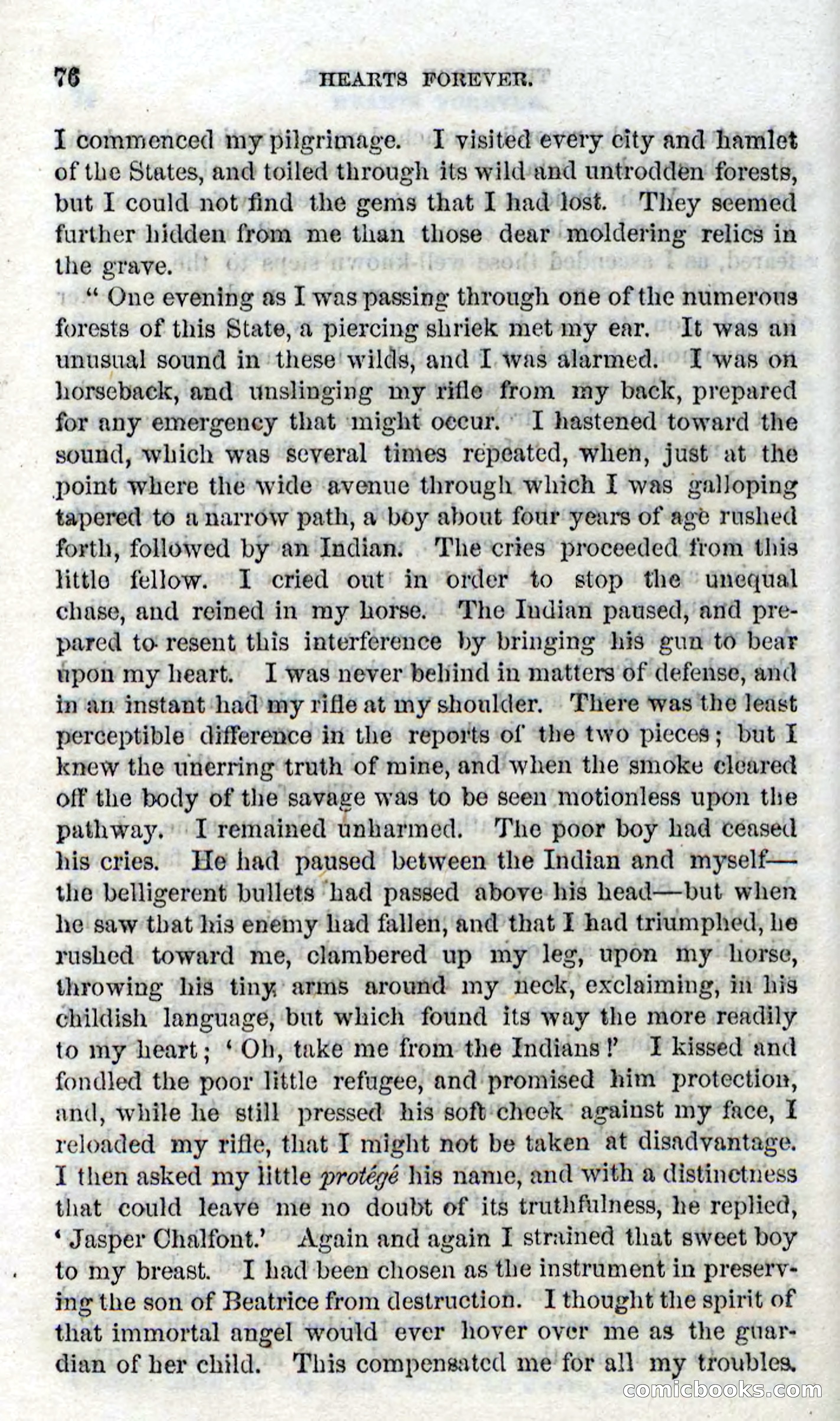 Beadle's Dime Novels No. 102: Hearts Forever — page 74 of 100