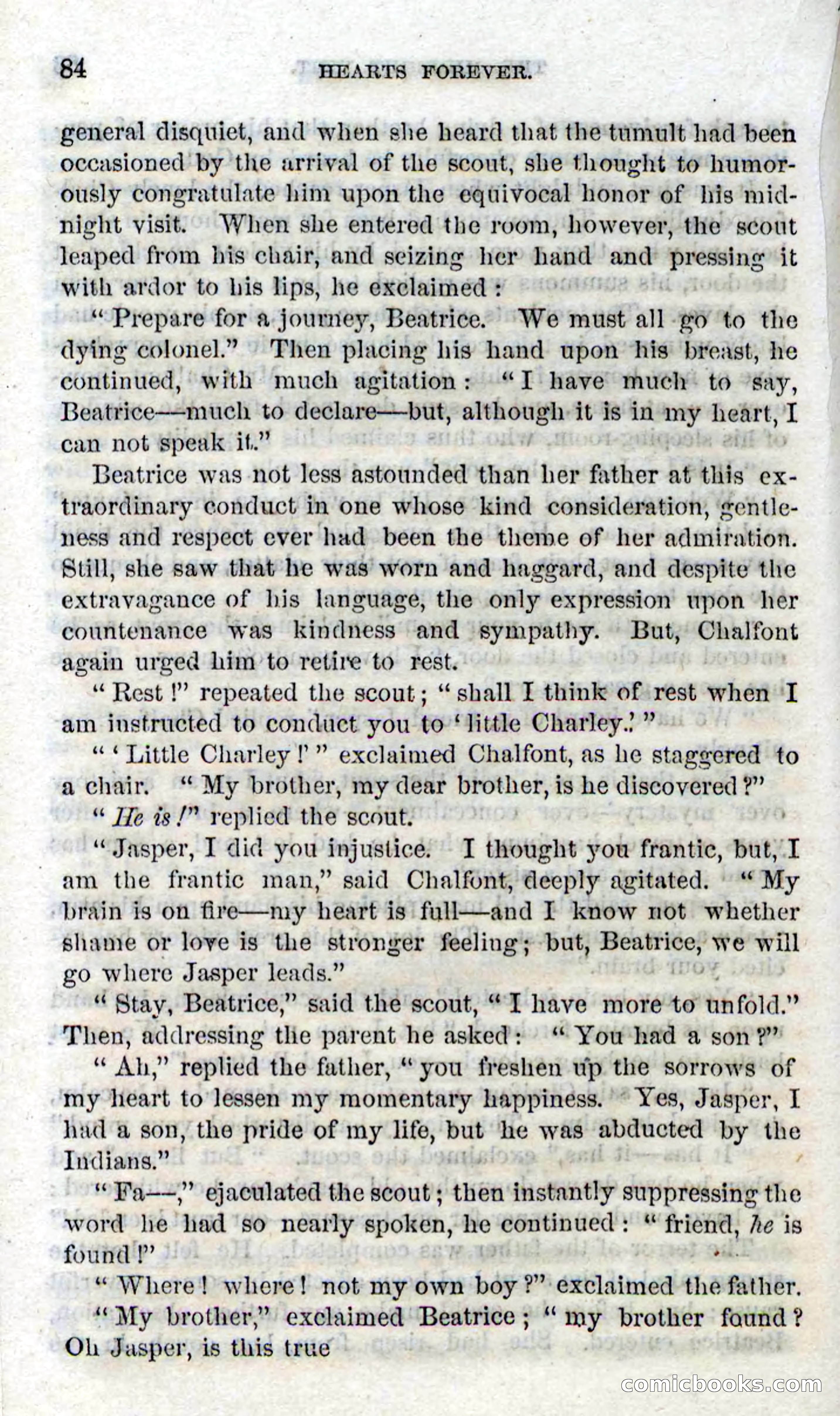 Beadle's Dime Novels No. 102: Hearts Forever — page 82 of 100