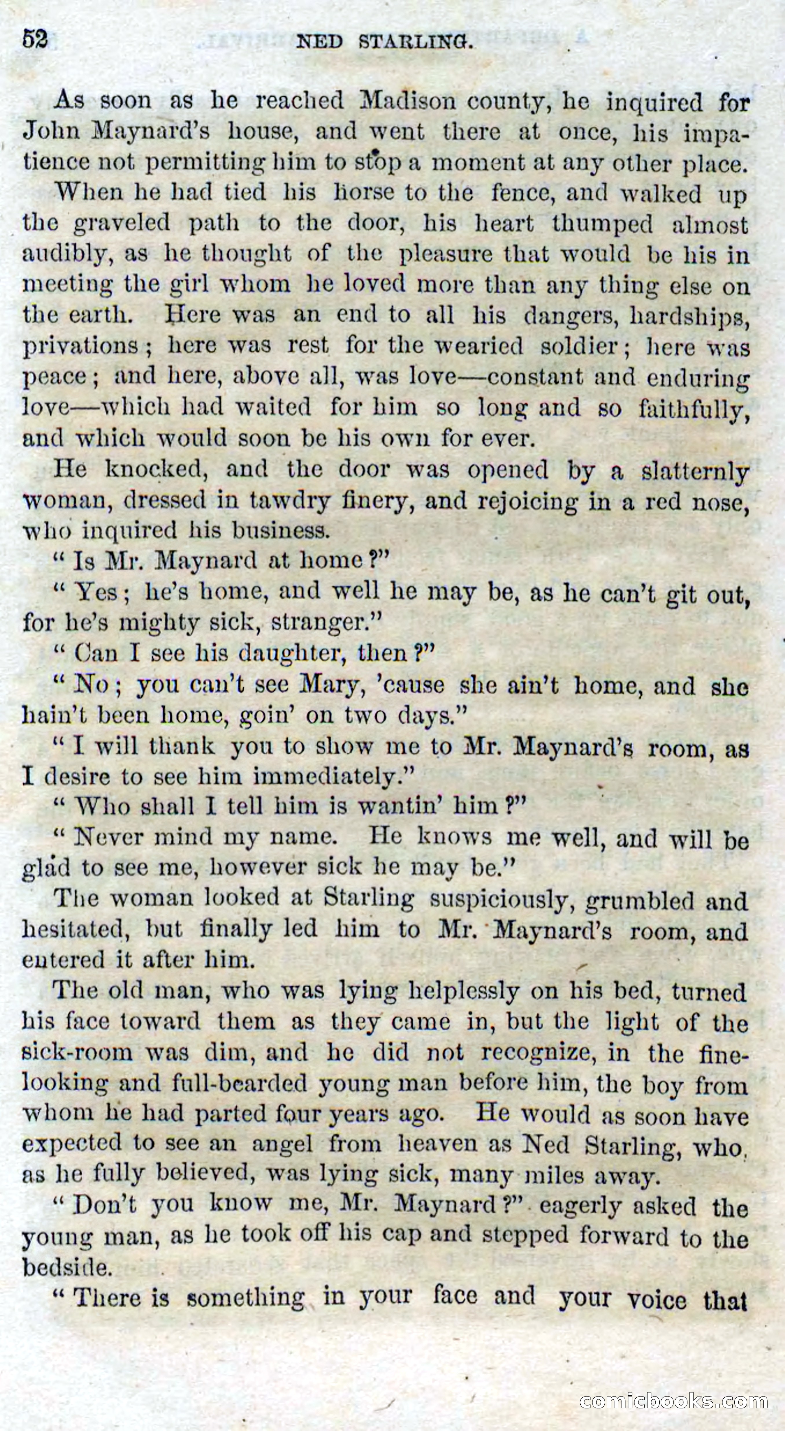 Beadle's Dime Novels No. 114: Ned Starling — page 50 of 100