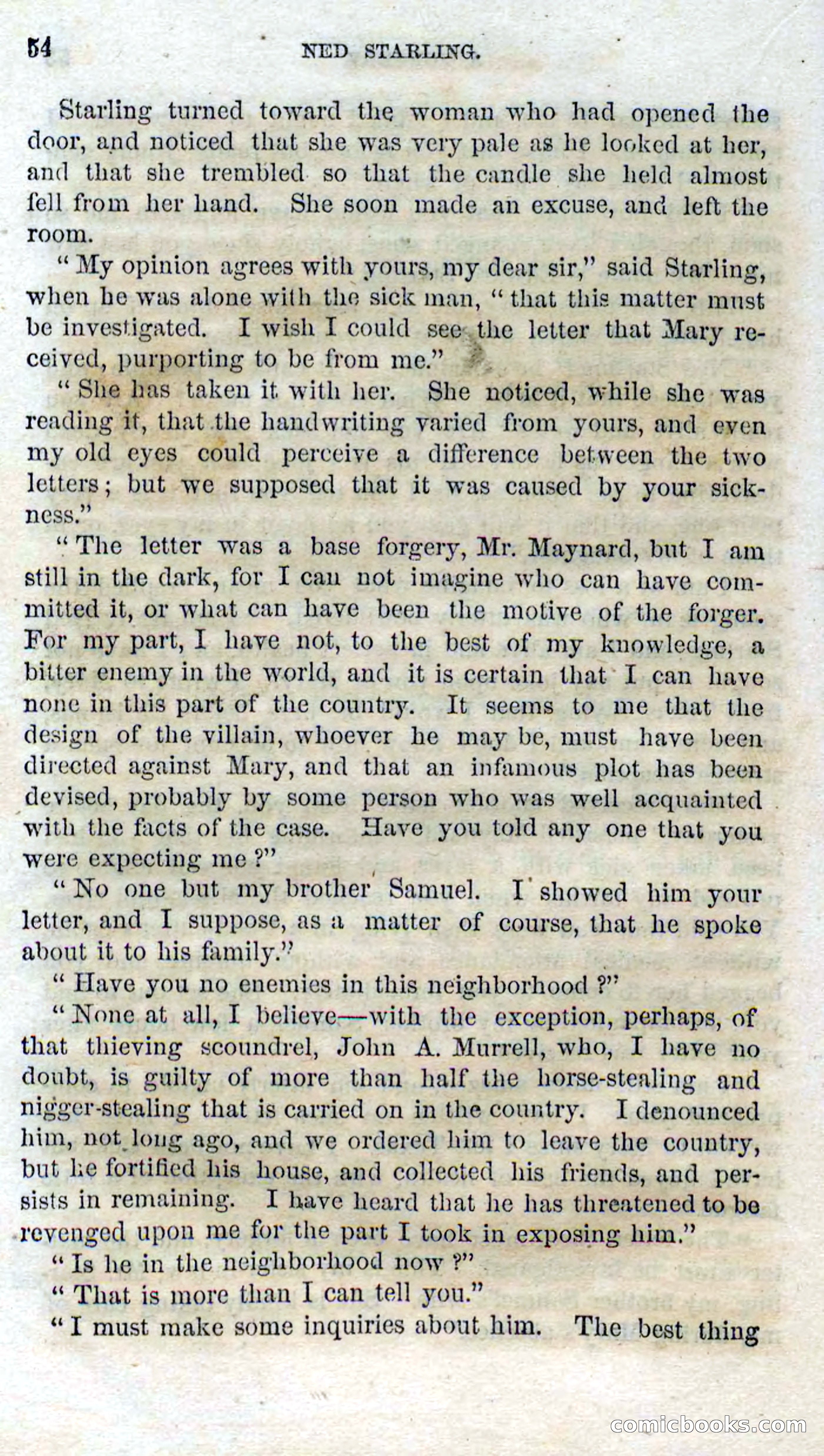 Beadle's Dime Novels No. 114: Ned Starling — page 52 of 100