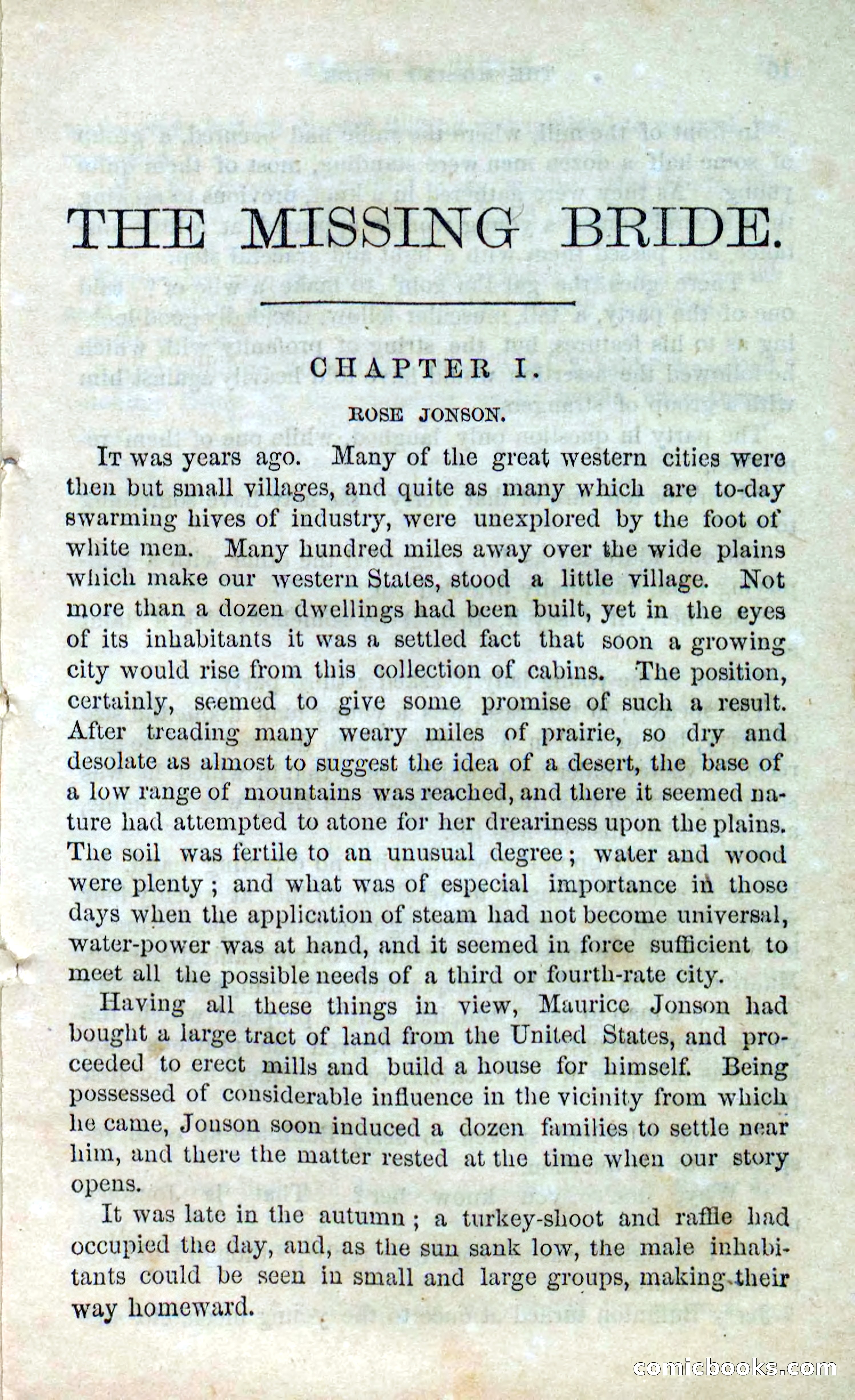 Beadle's Dime Novels No. 123: The Missing Bride — page 7 of 100