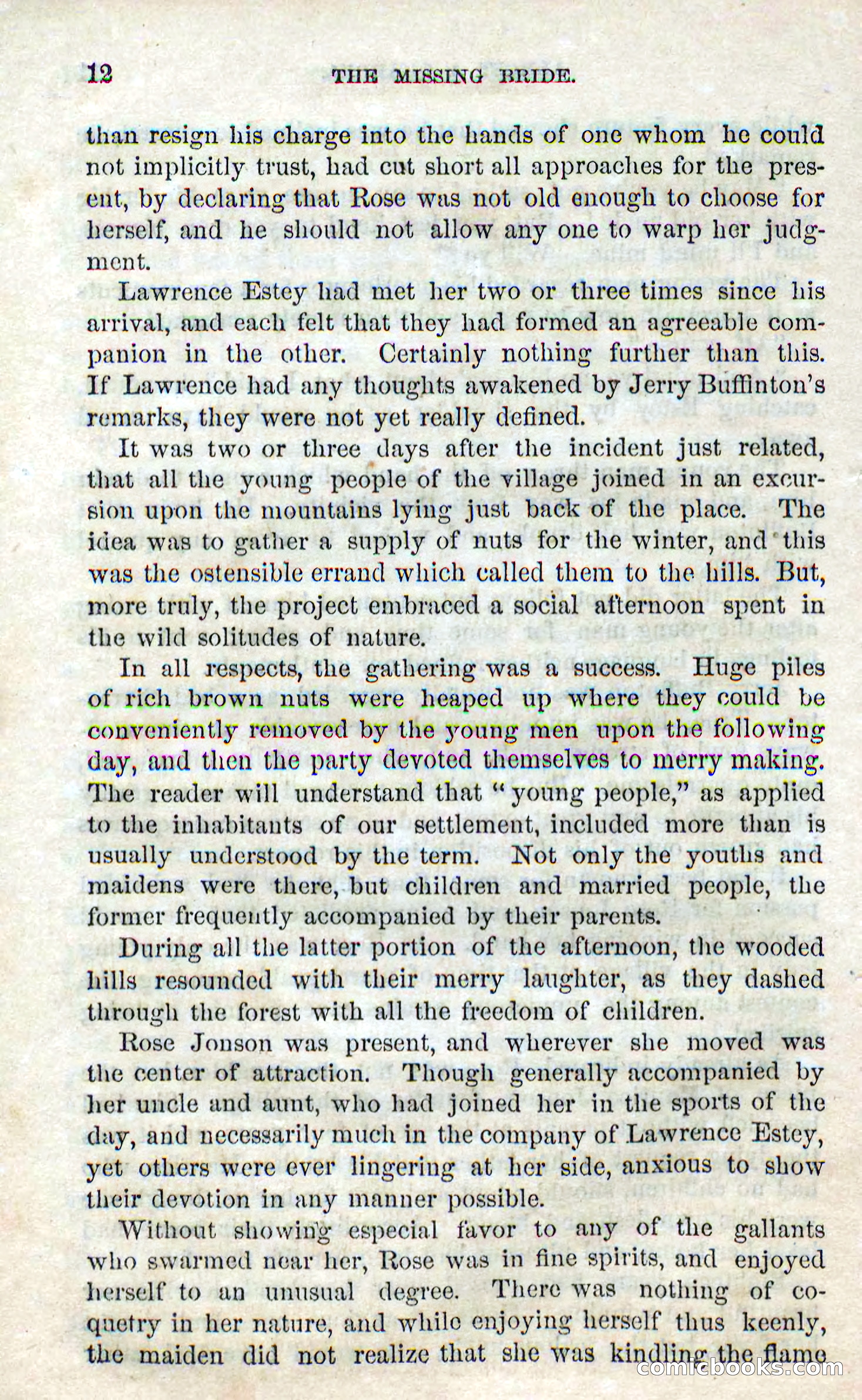 Beadle's Dime Novels No. 123: The Missing Bride — page 10 of 100