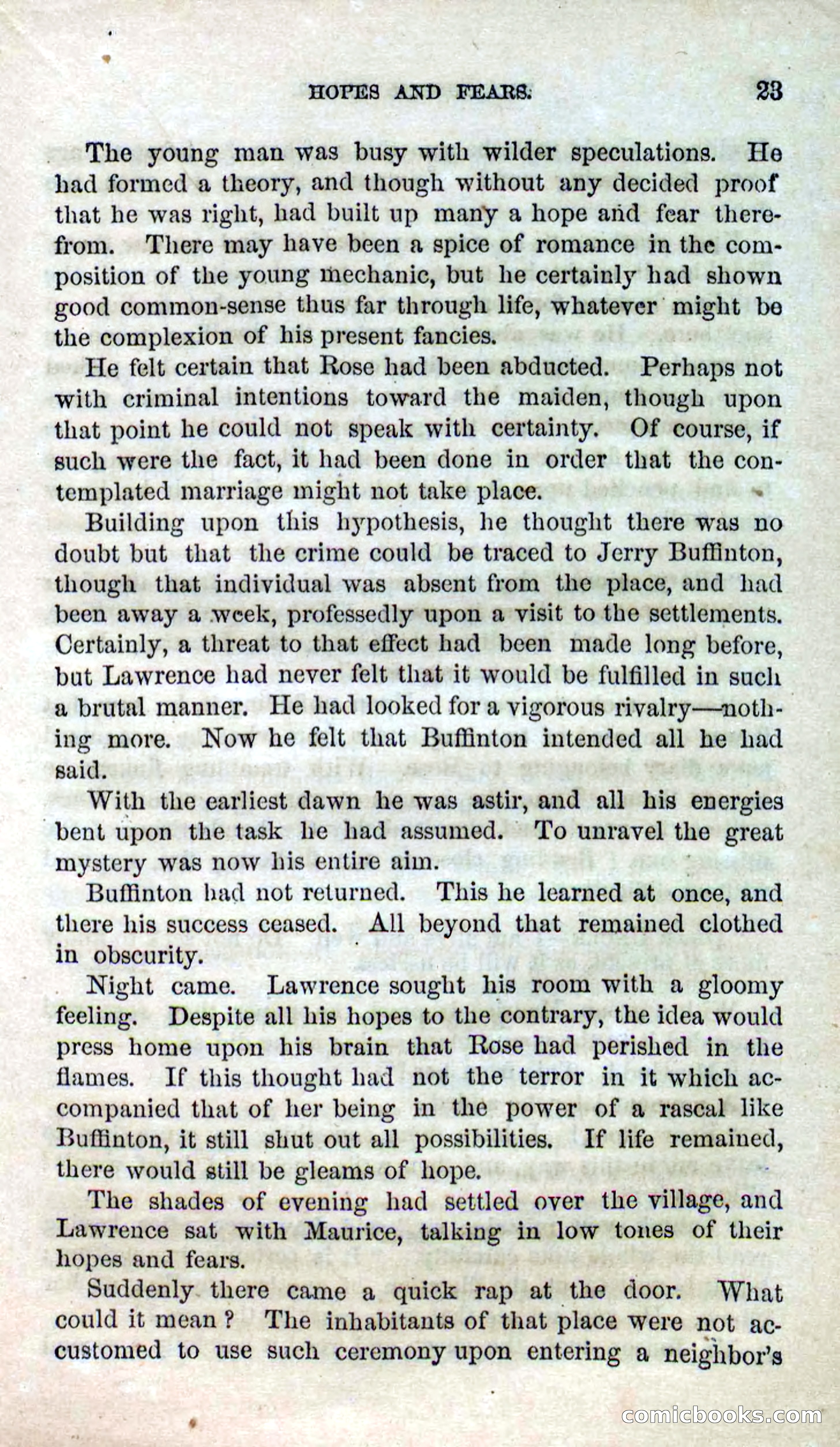 Beadle's Dime Novels No. 123: The Missing Bride — page 21 of 100
