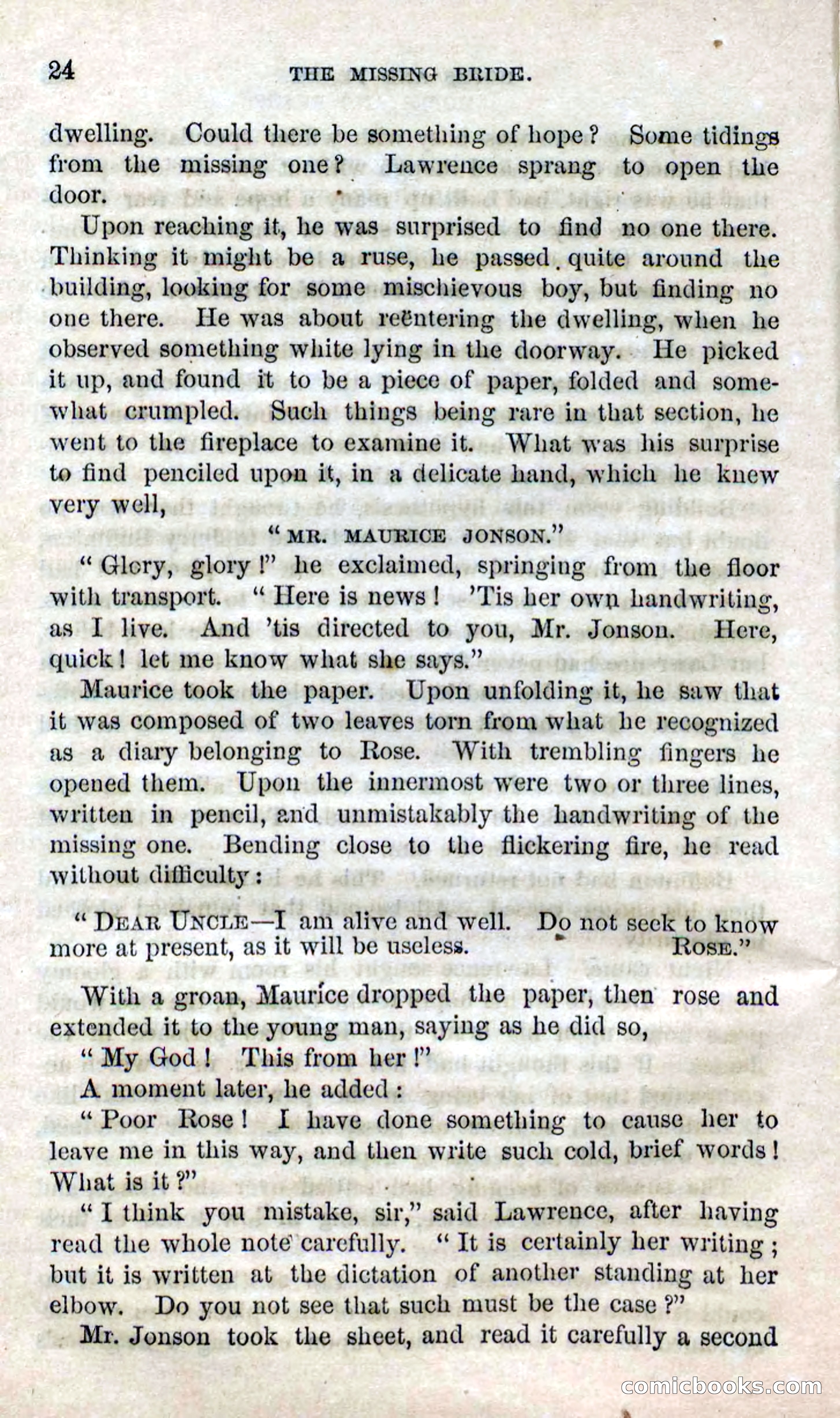 Beadle's Dime Novels No. 123: The Missing Bride — page 22 of 100