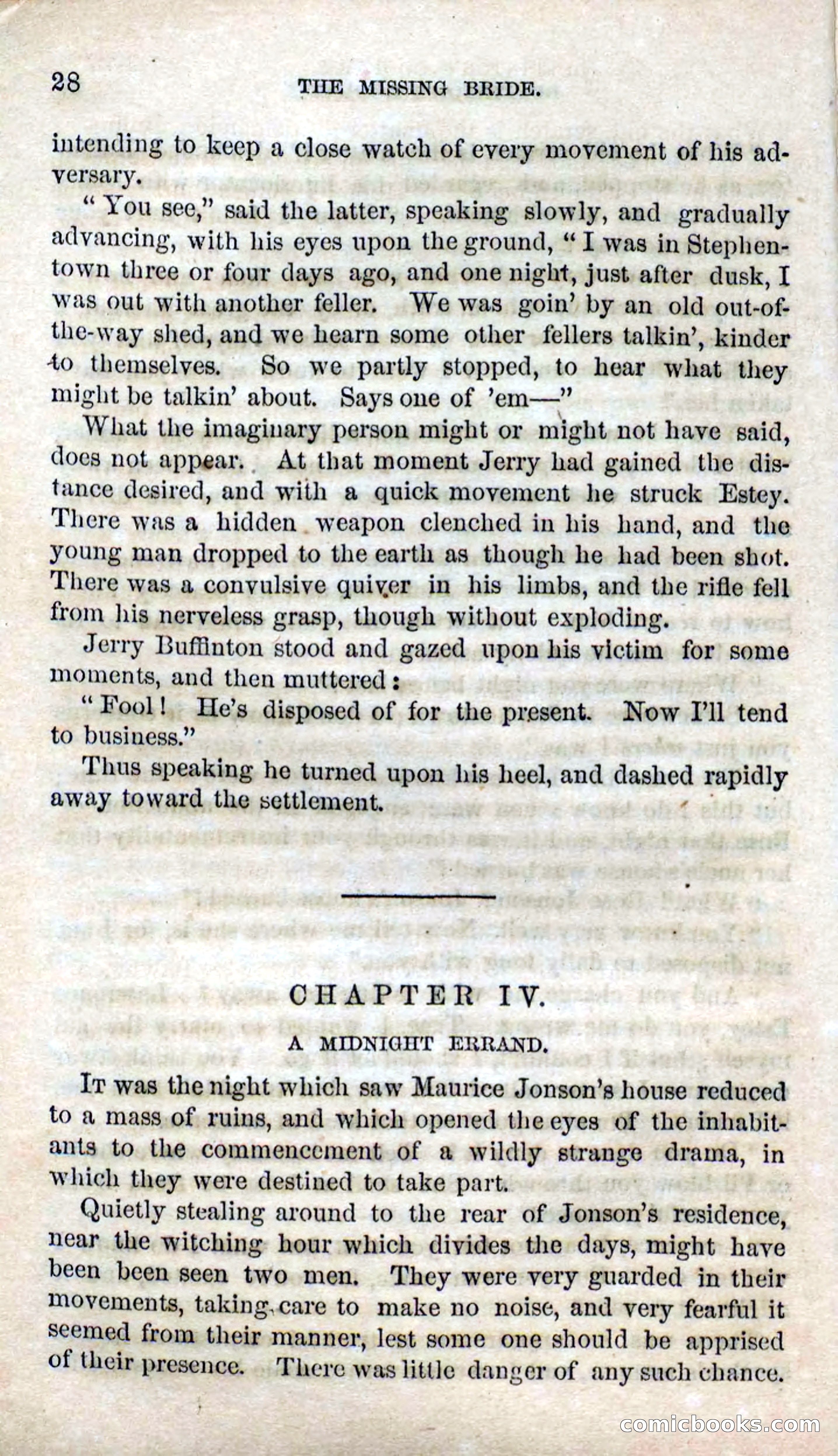 Beadle's Dime Novels No. 123: The Missing Bride — page 26 of 100
