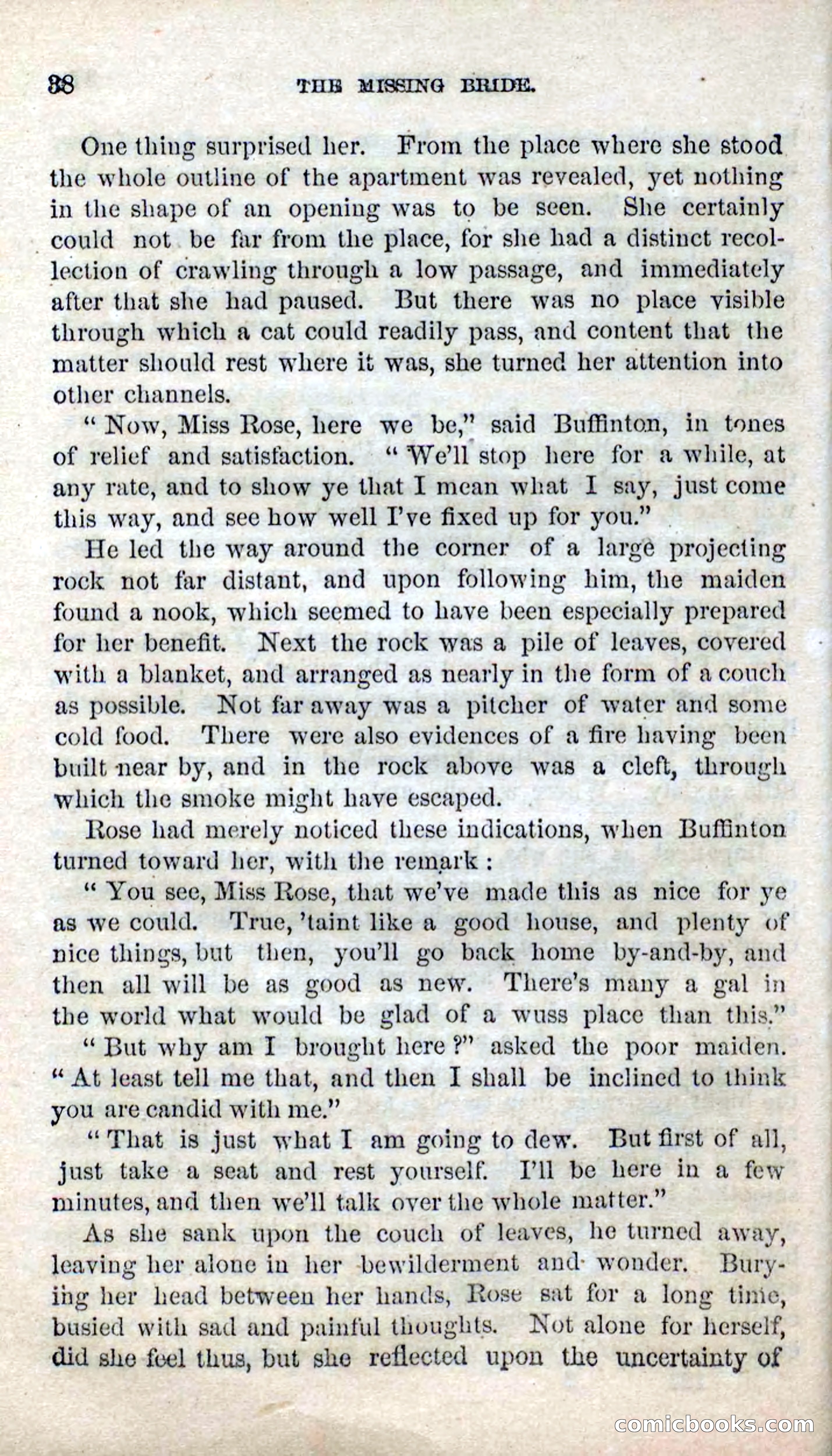 Beadle's Dime Novels No. 123: The Missing Bride — page 36 of 100
