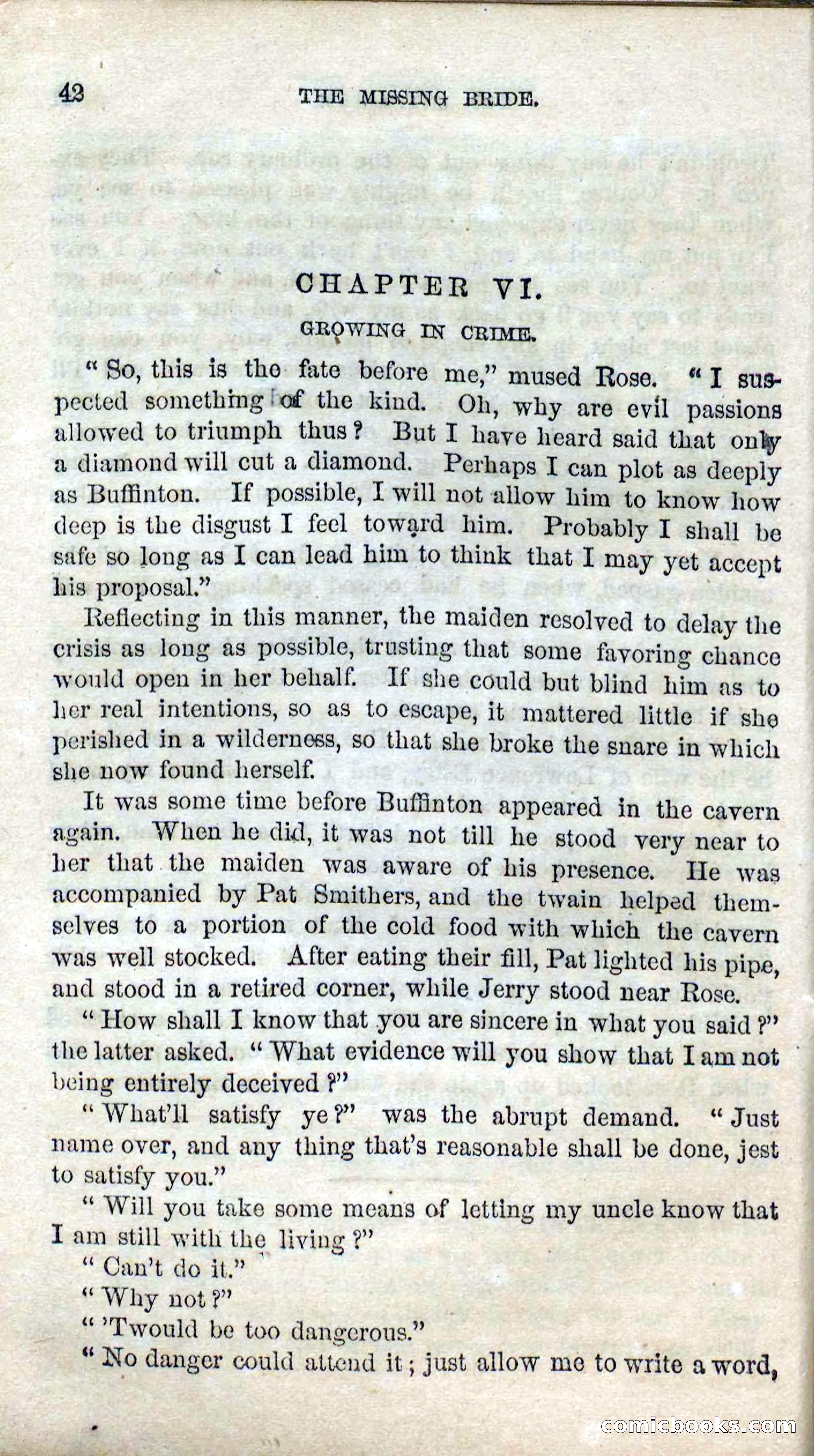 Beadle's Dime Novels No. 123: The Missing Bride — page 40 of 100