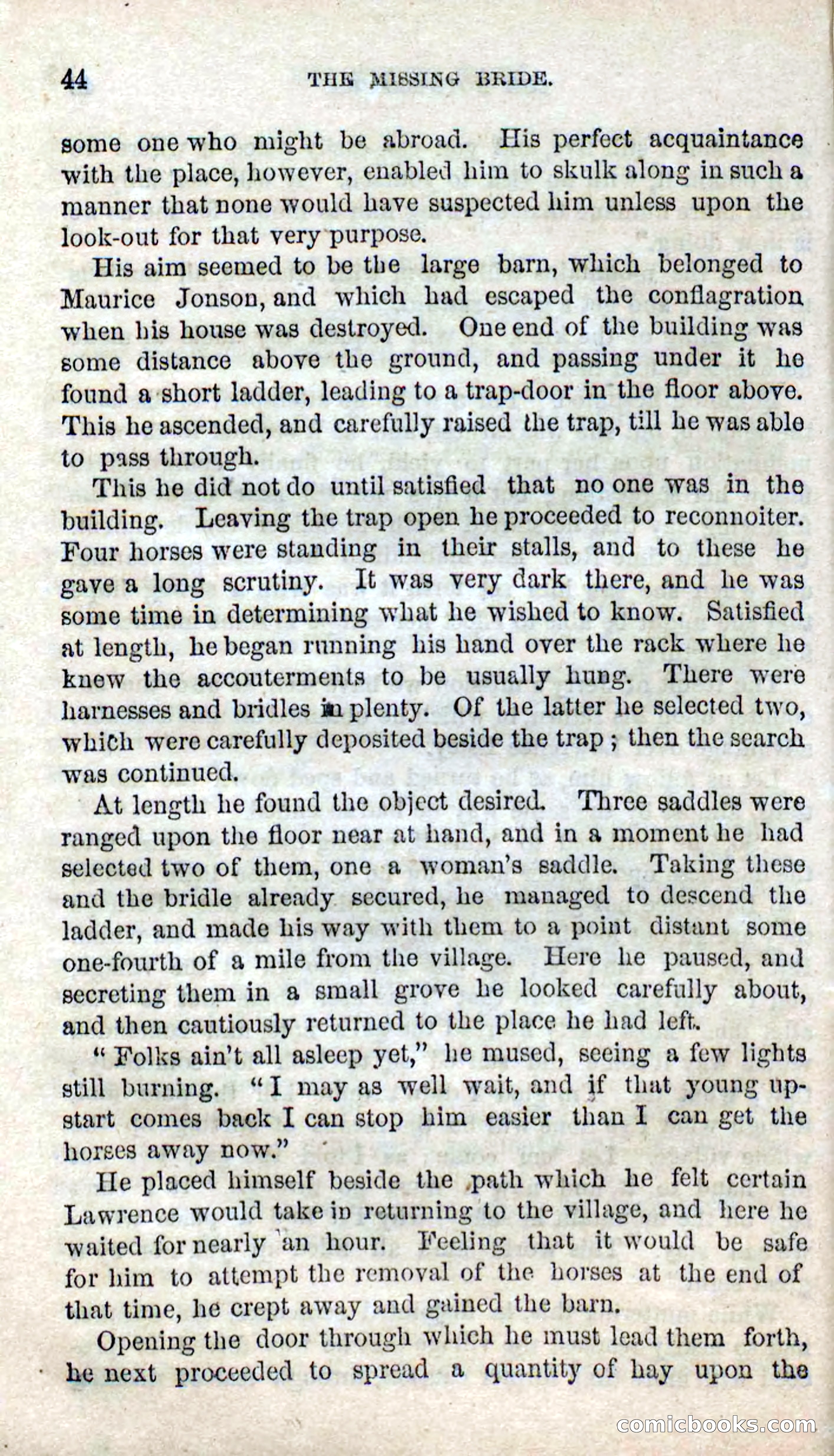 Beadle's Dime Novels No. 123: The Missing Bride — page 42 of 100