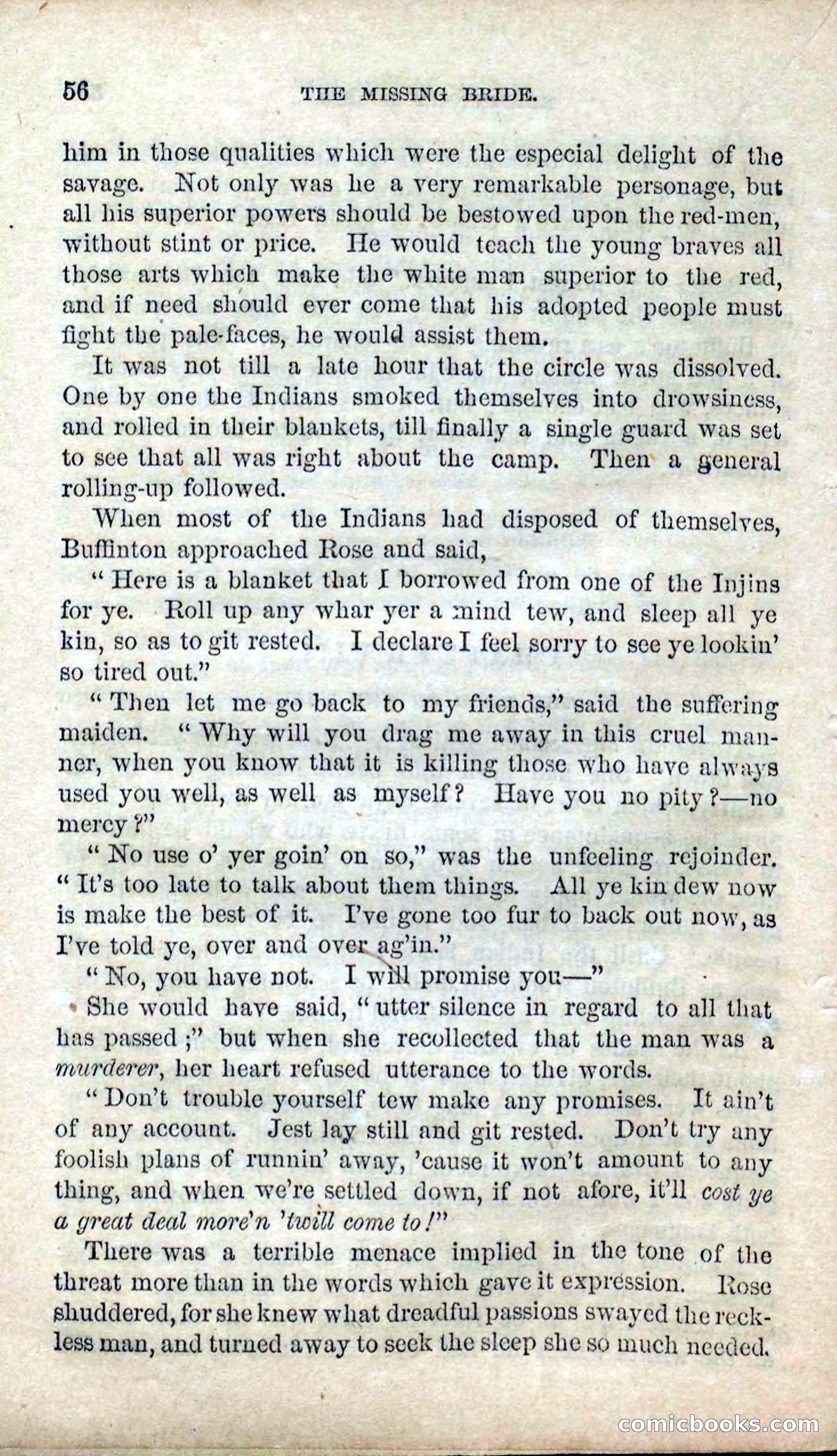 Beadle's Dime Novels No. 123: The Missing Bride — page 54 of 100