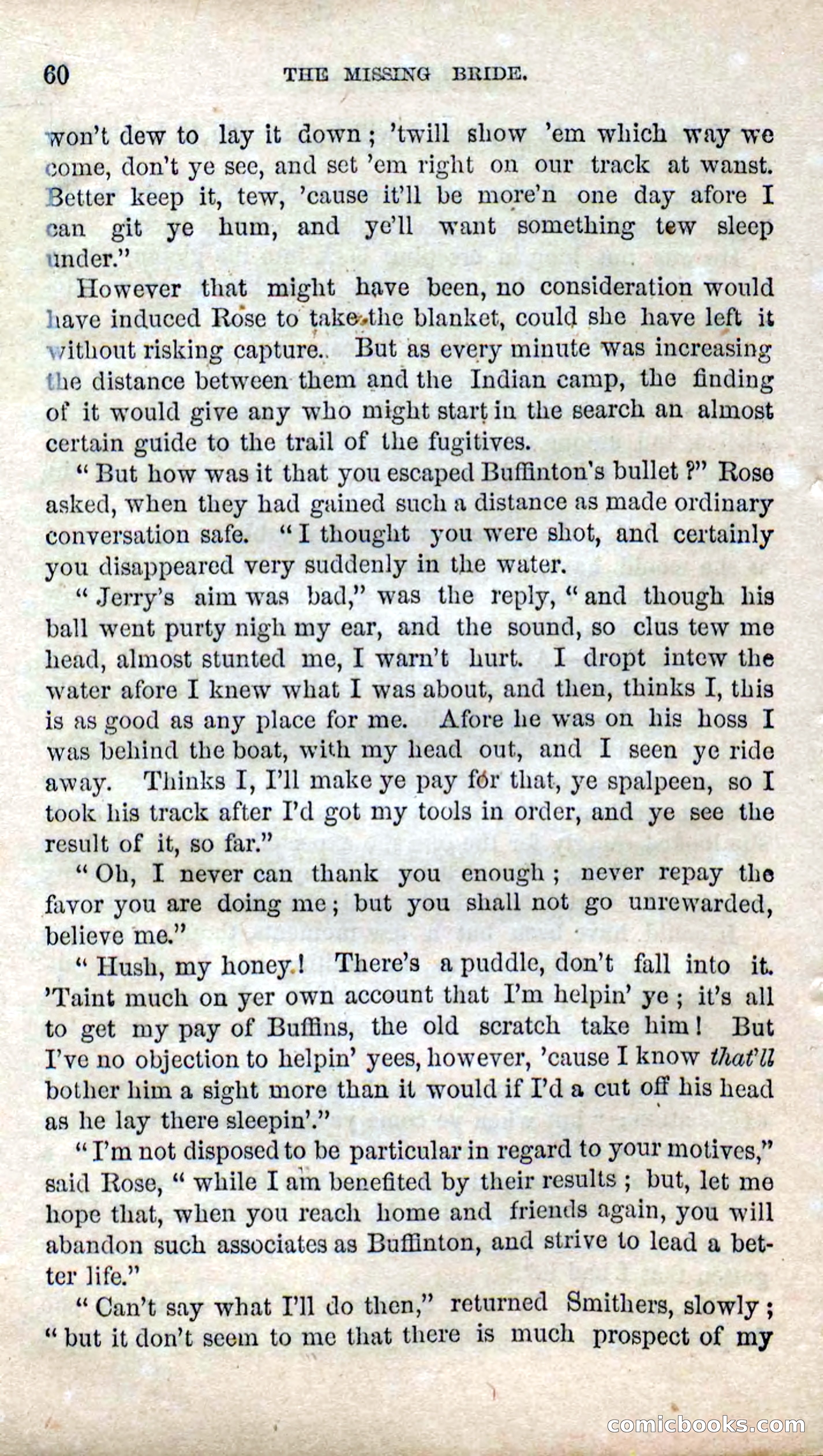 Beadle's Dime Novels No. 123: The Missing Bride — page 58 of 100