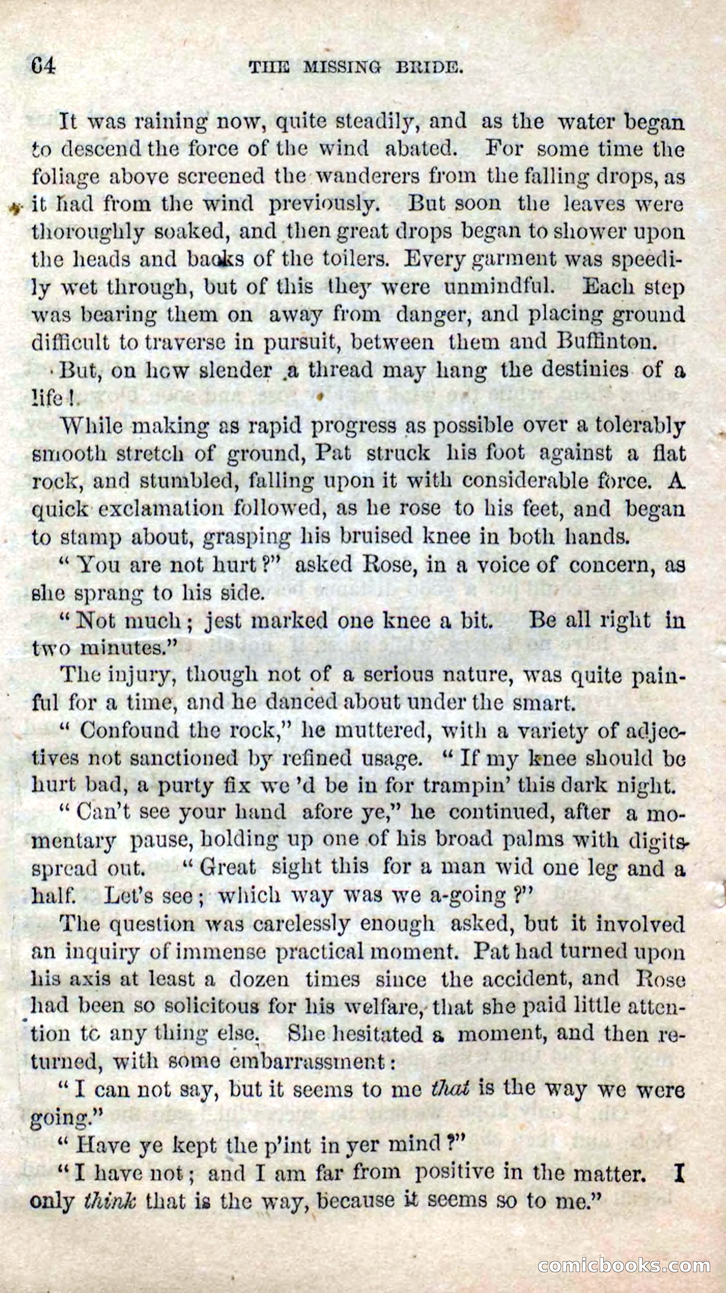 Beadle's Dime Novels No. 123: The Missing Bride — page 62 of 100