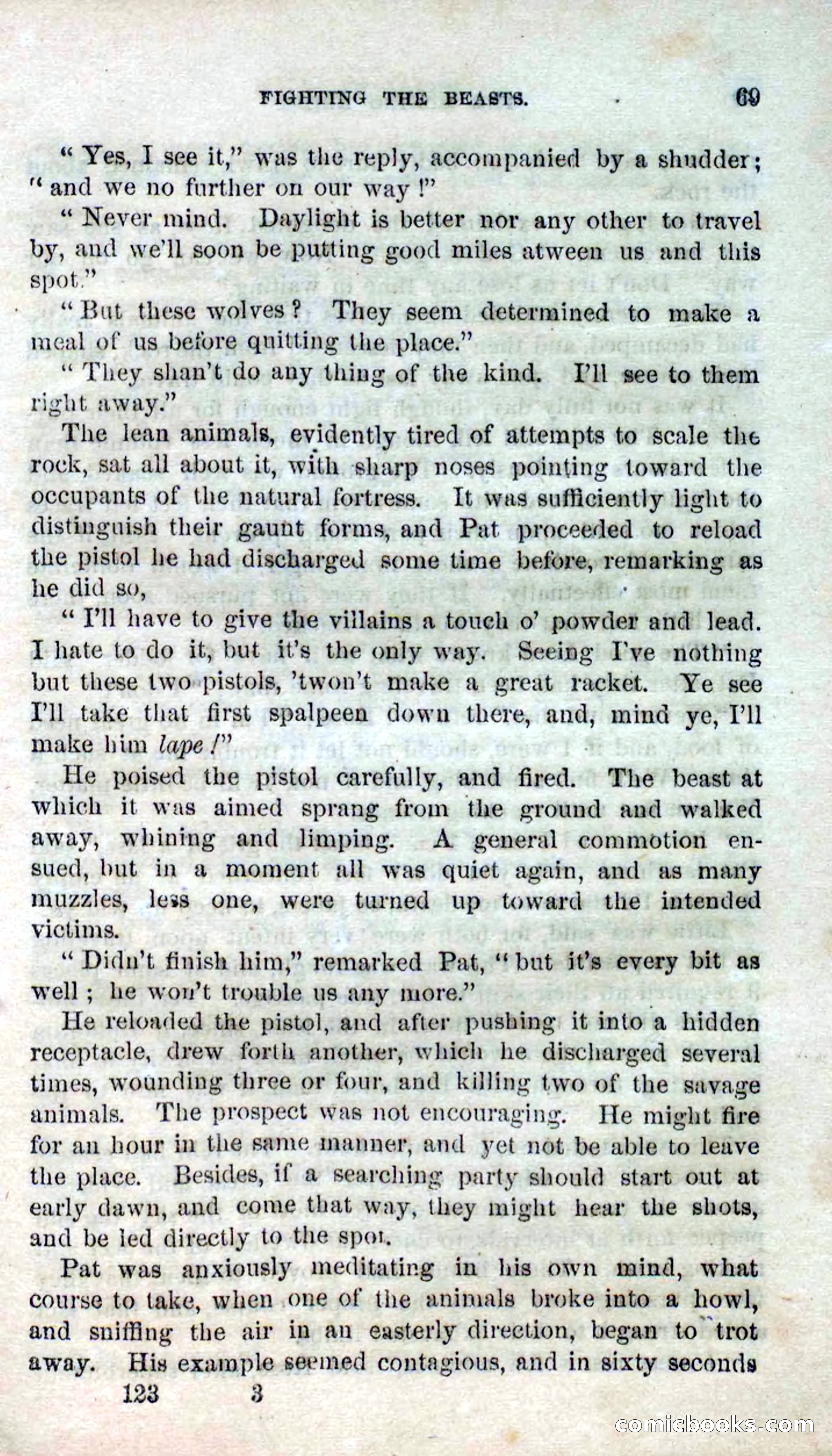 Beadle's Dime Novels No. 123: The Missing Bride — page 67 of 100