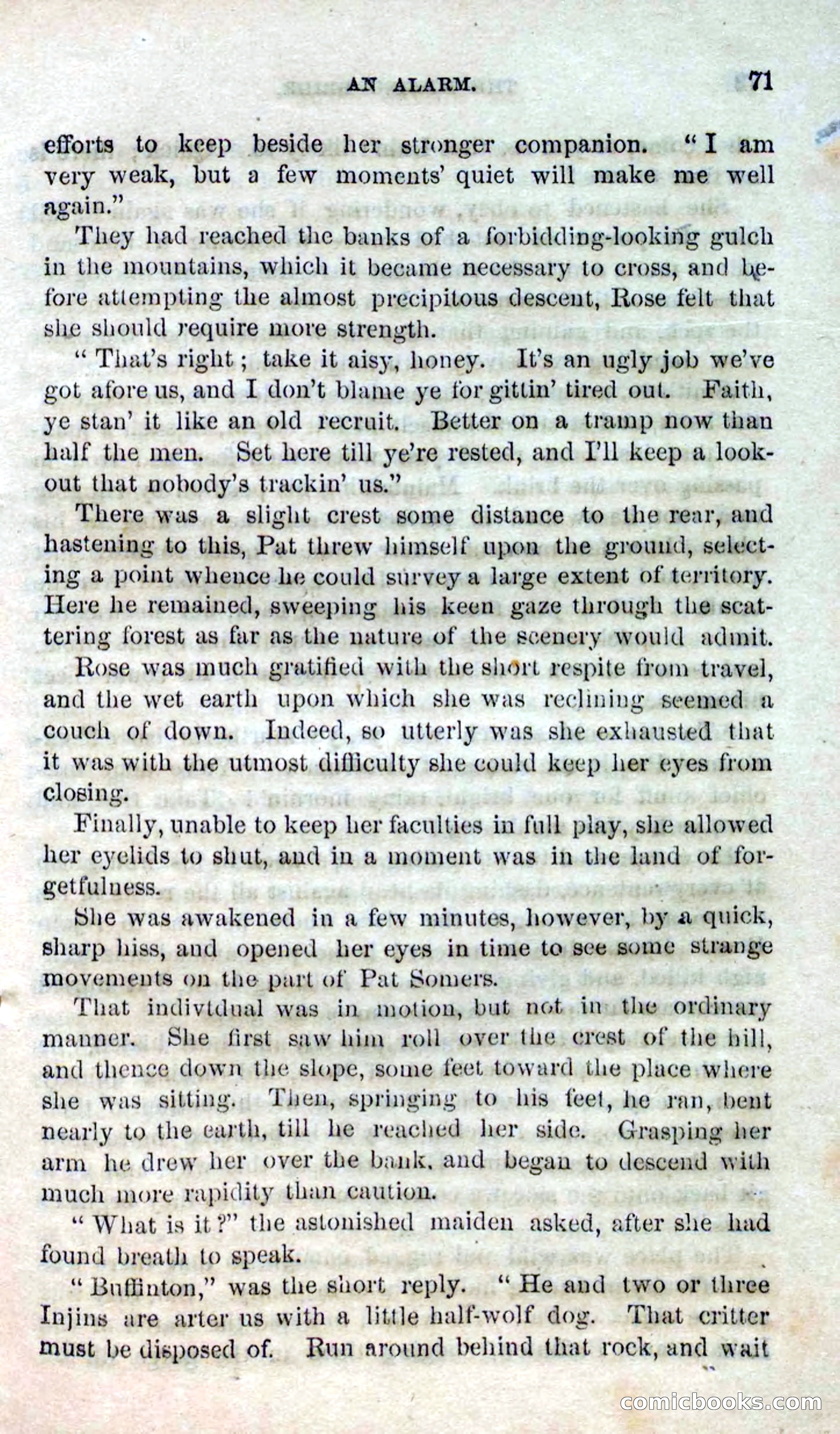 Beadle's Dime Novels No. 123: The Missing Bride — page 69 of 100