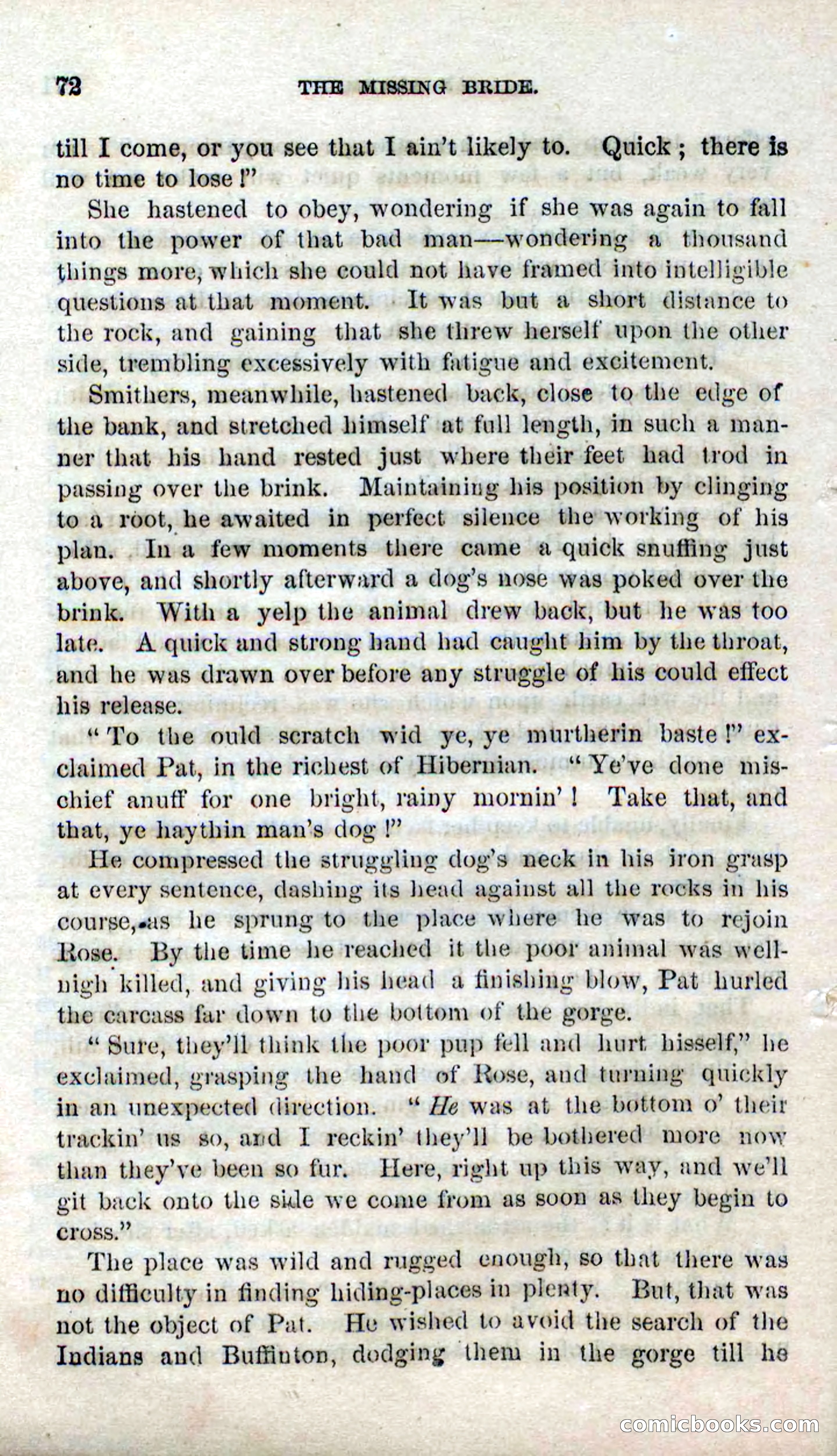 Beadle's Dime Novels No. 123: The Missing Bride — page 70 of 100