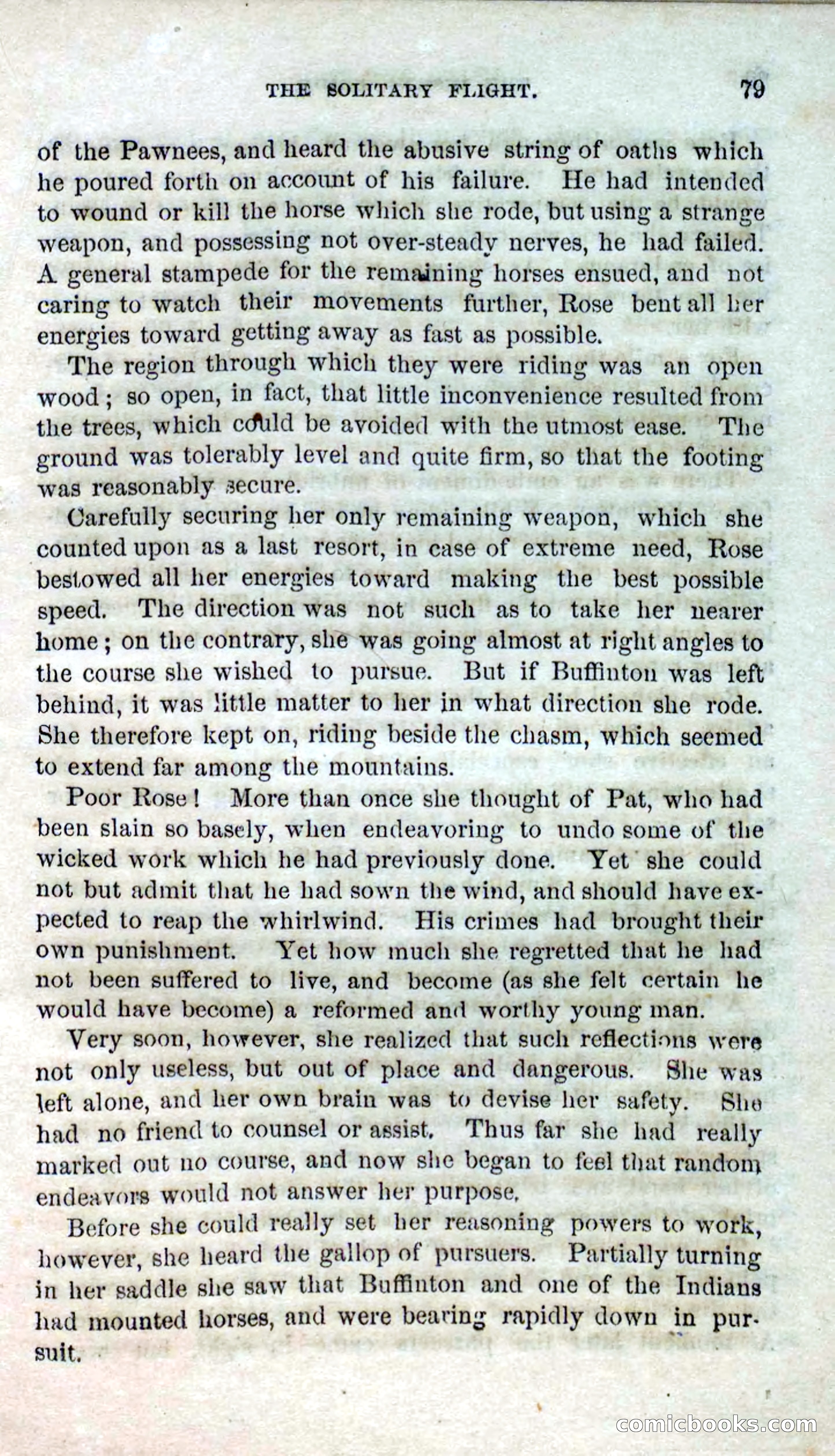 Beadle's Dime Novels No. 123: The Missing Bride — page 77 of 100