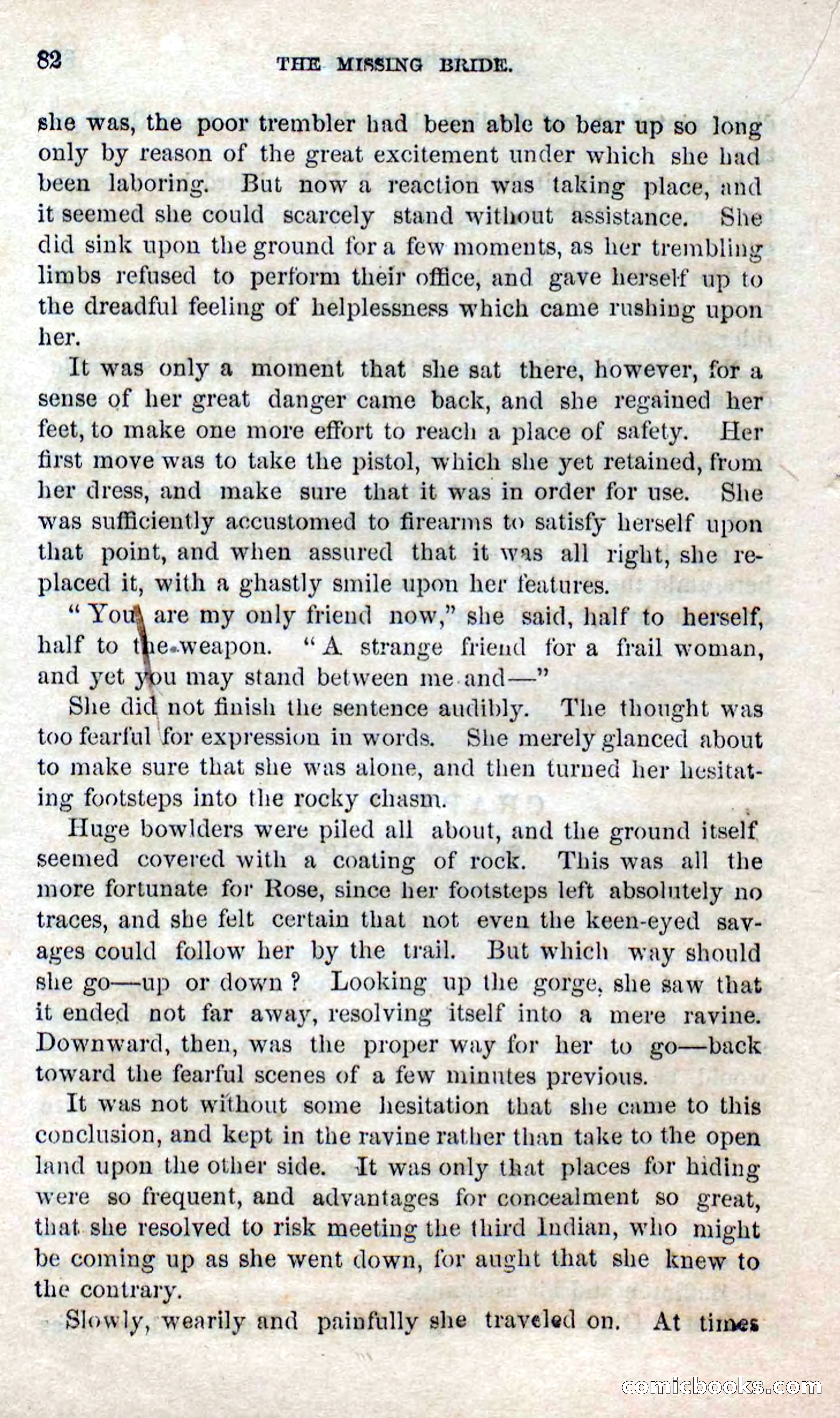 Beadle's Dime Novels No. 123: The Missing Bride — page 80 of 100