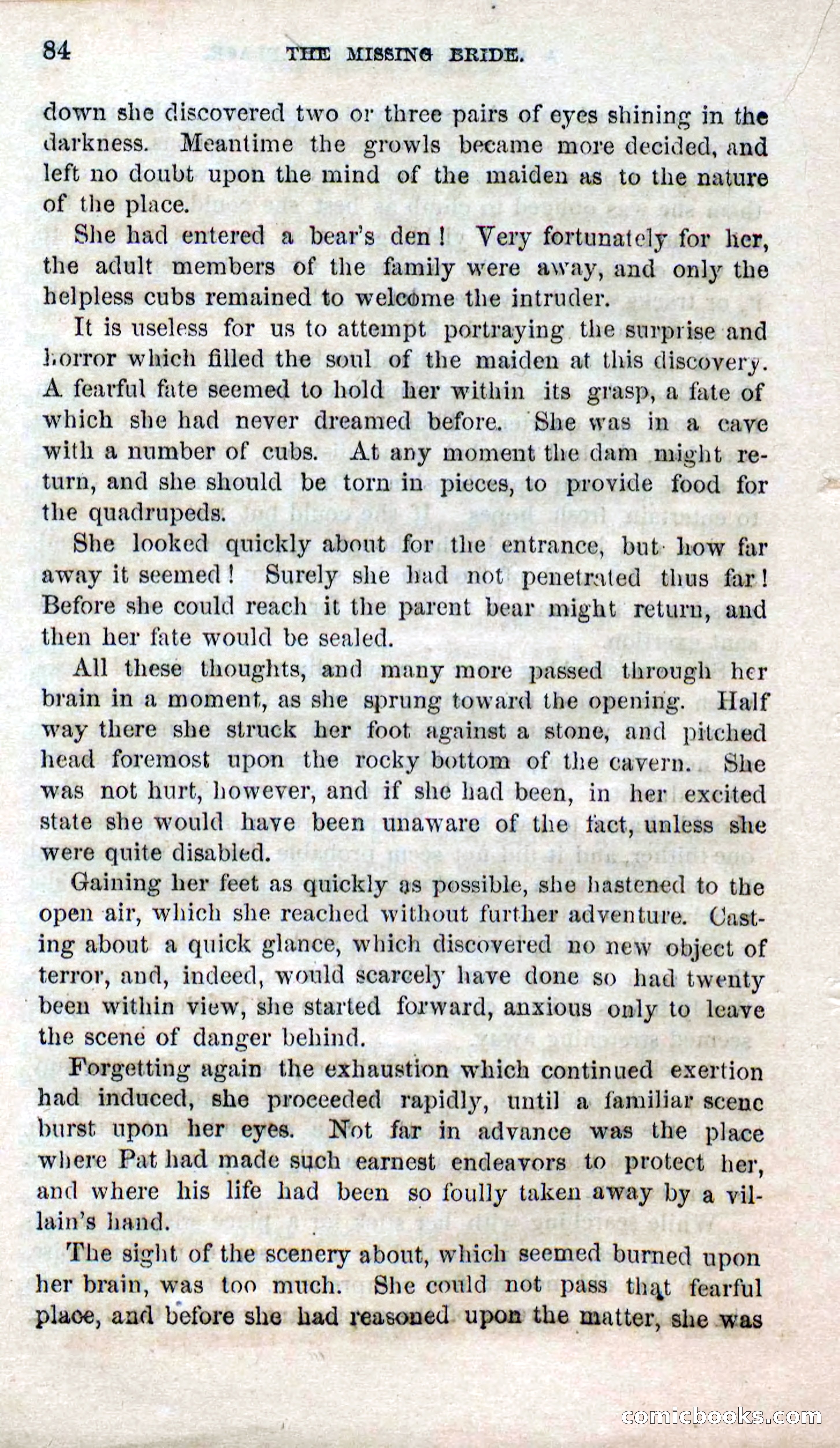 Beadle's Dime Novels No. 123: The Missing Bride — page 82 of 100