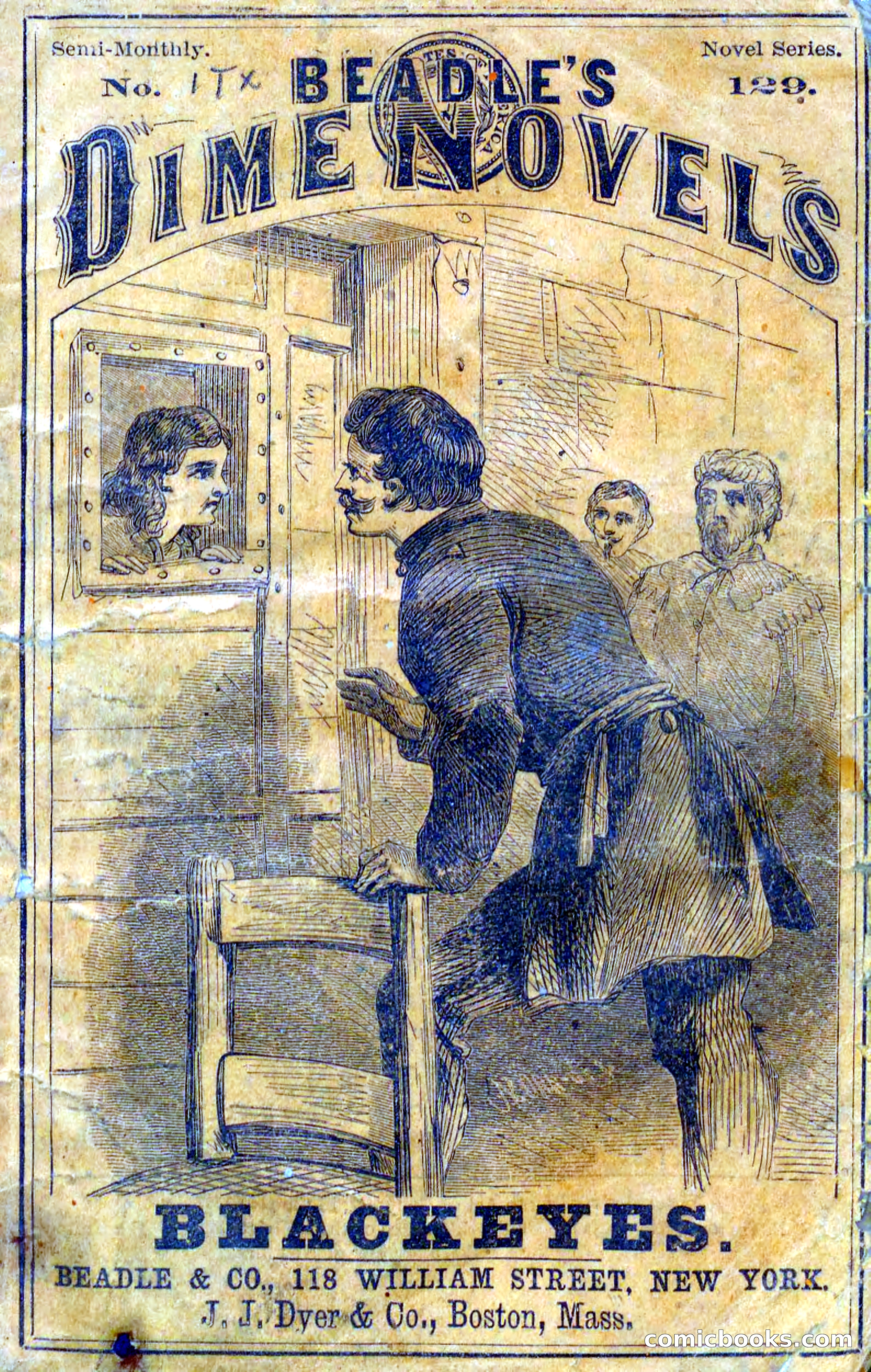 Beadle's Dime Novels No. 119: Blackeyes — page 1 of 100