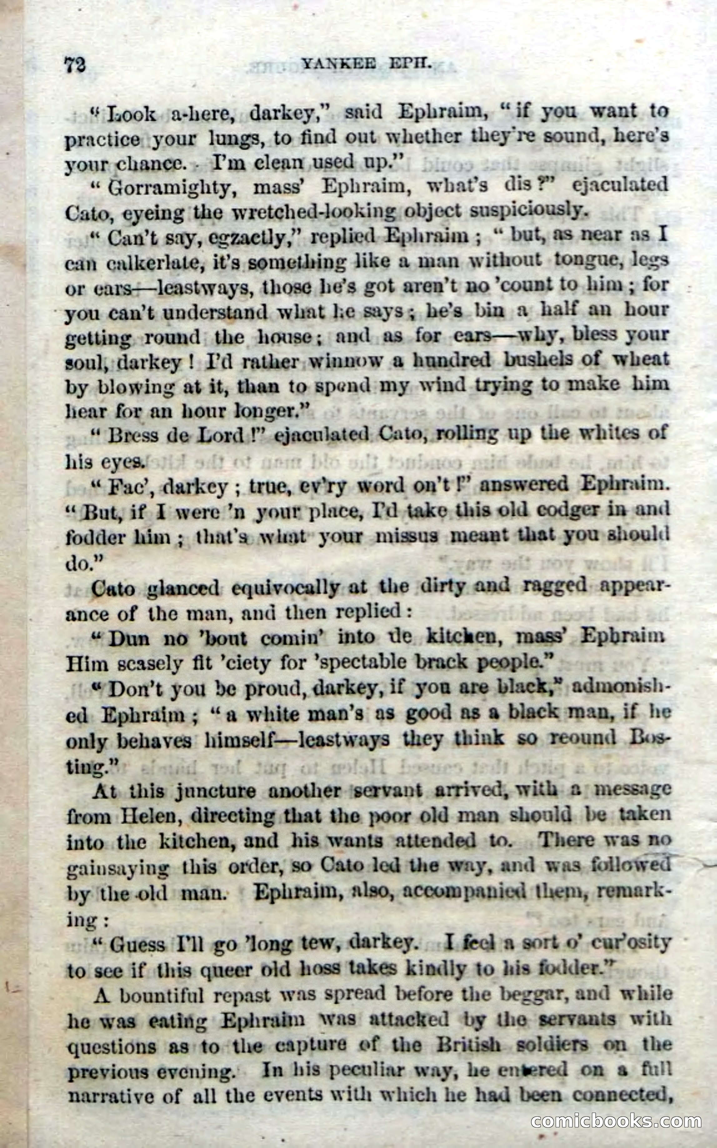 Beadle's Dime Novels No. 133: Yankee Eph — page 70 of 98