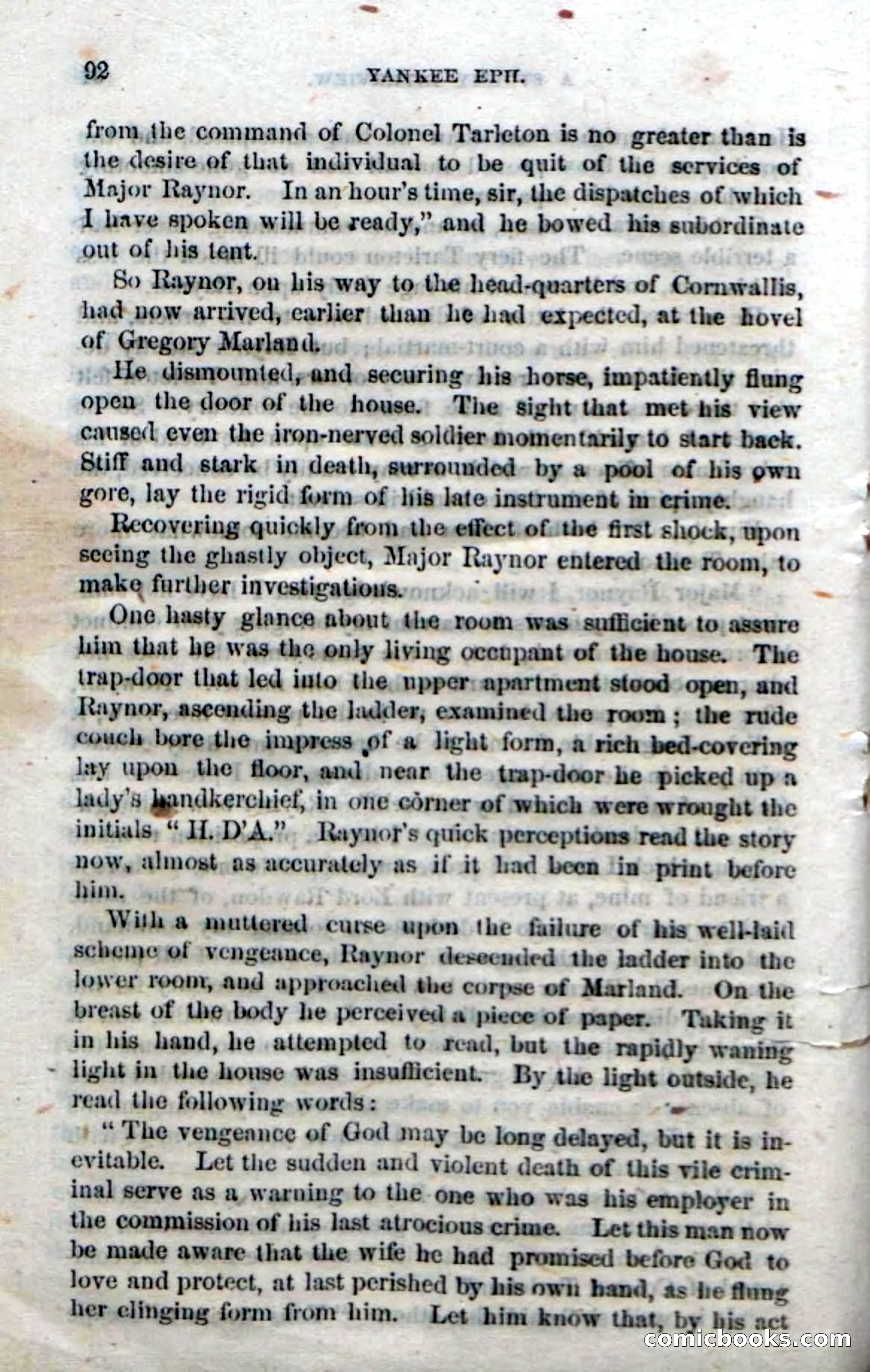 Beadle's Dime Novels No. 133: Yankee Eph — page 90 of 98