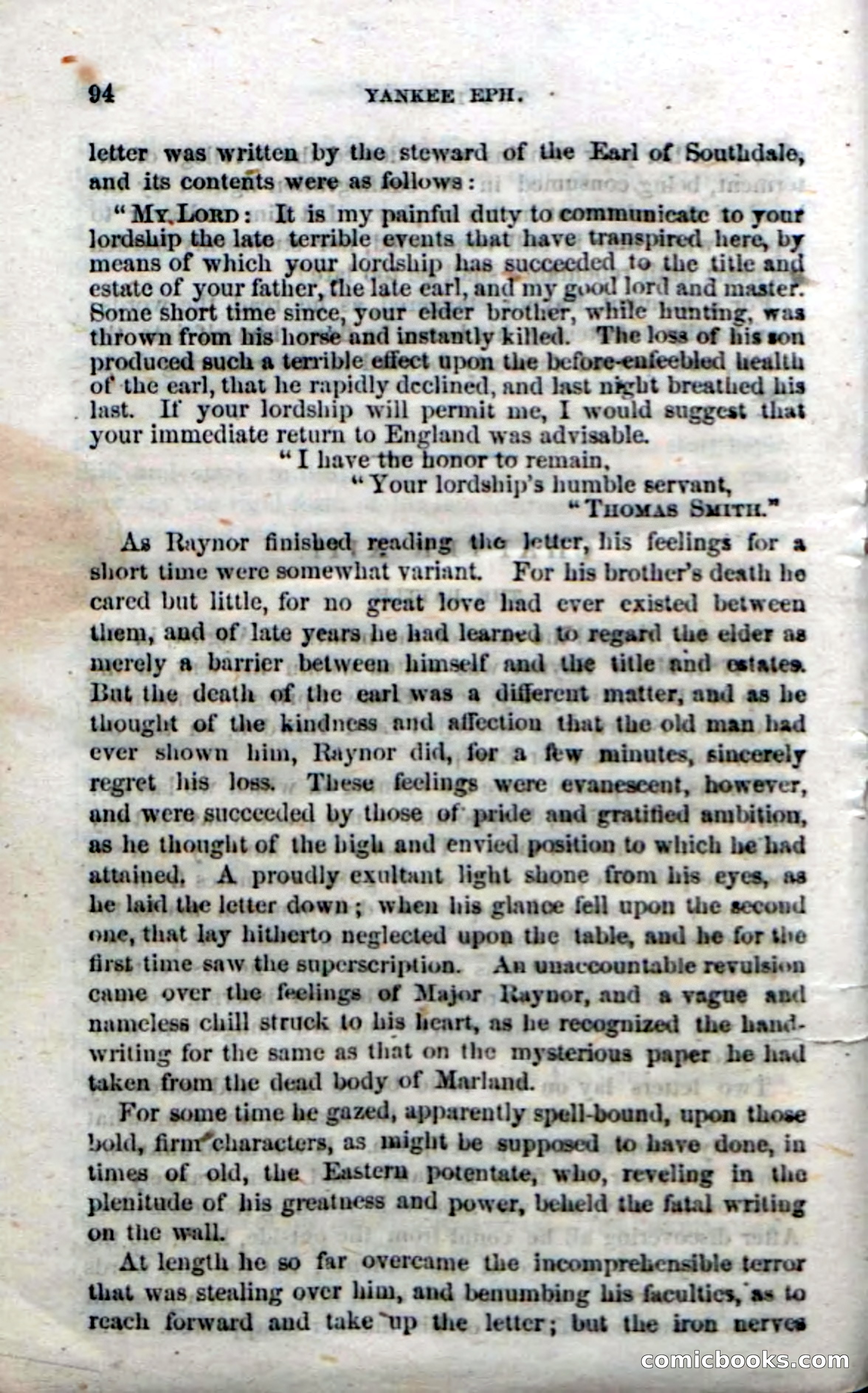 Beadle's Dime Novels No. 133: Yankee Eph — page 92 of 98