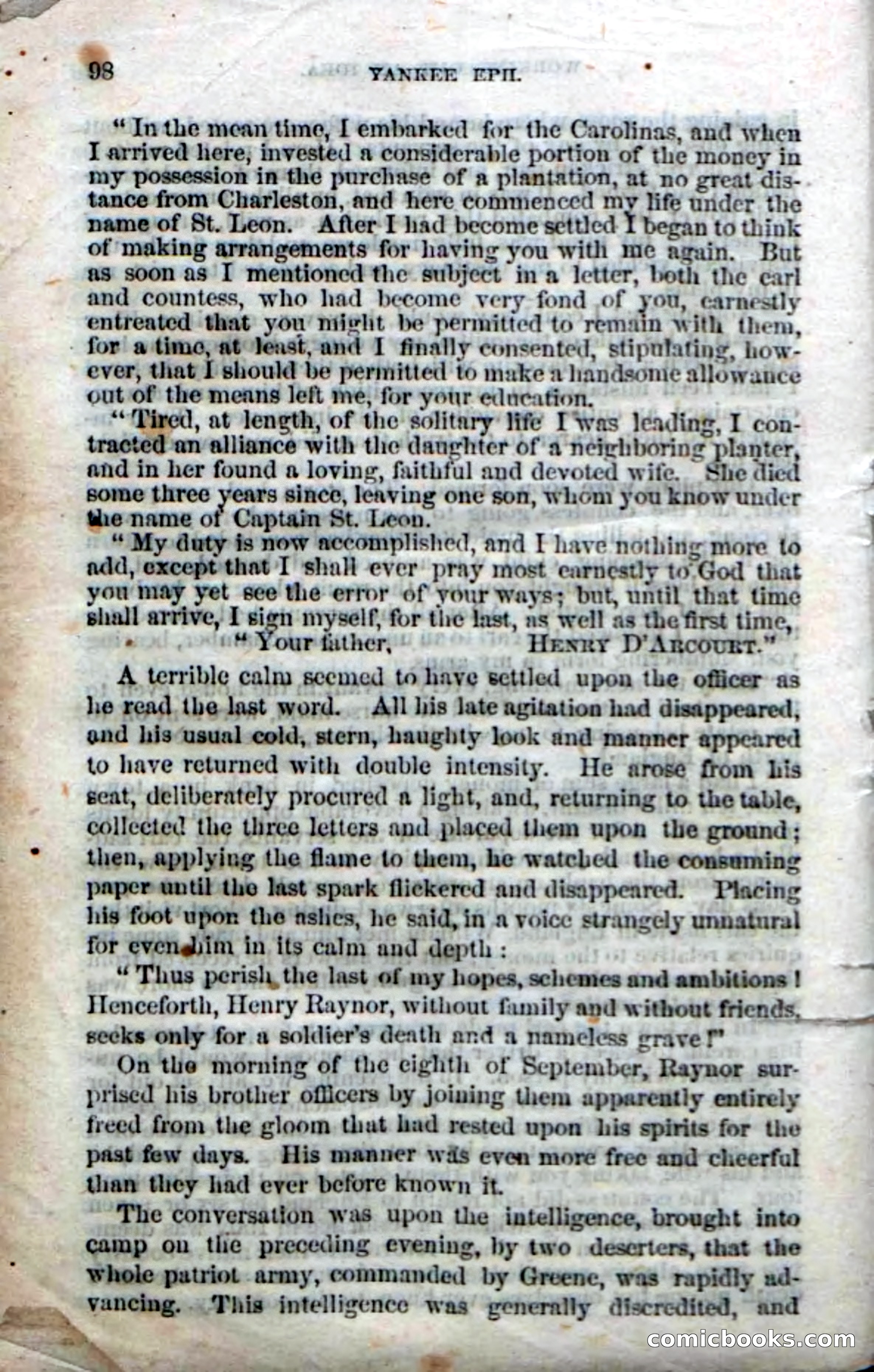 Beadle's Dime Novels No. 133: Yankee Eph — page 96 of 98