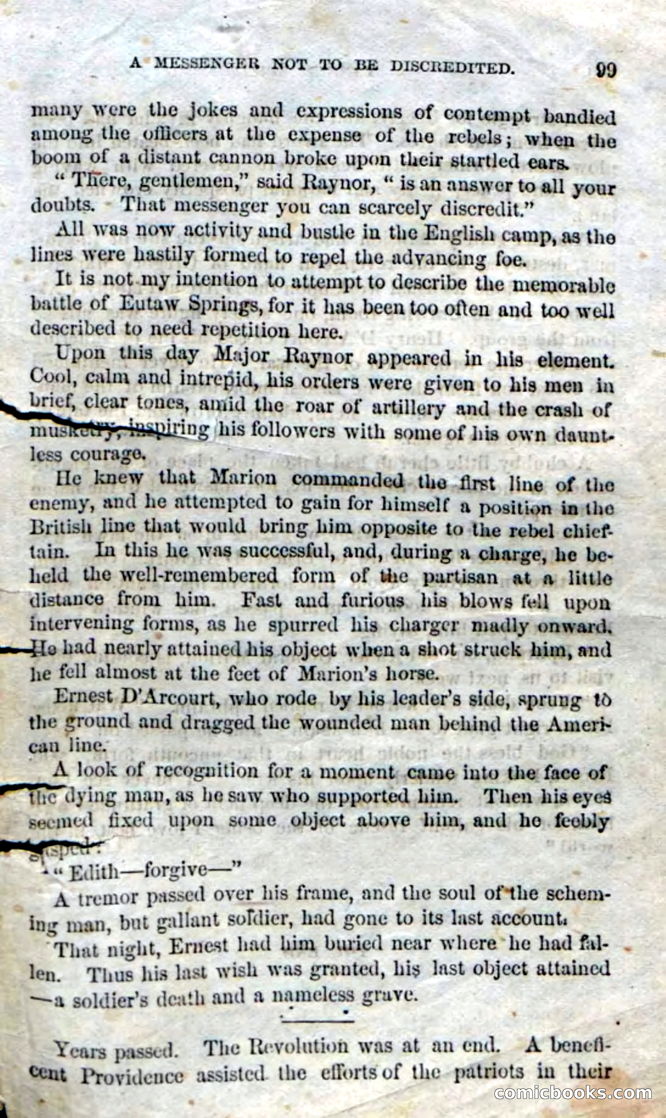 Beadle's Dime Novels No. 133: Yankee Eph — page 97 of 98