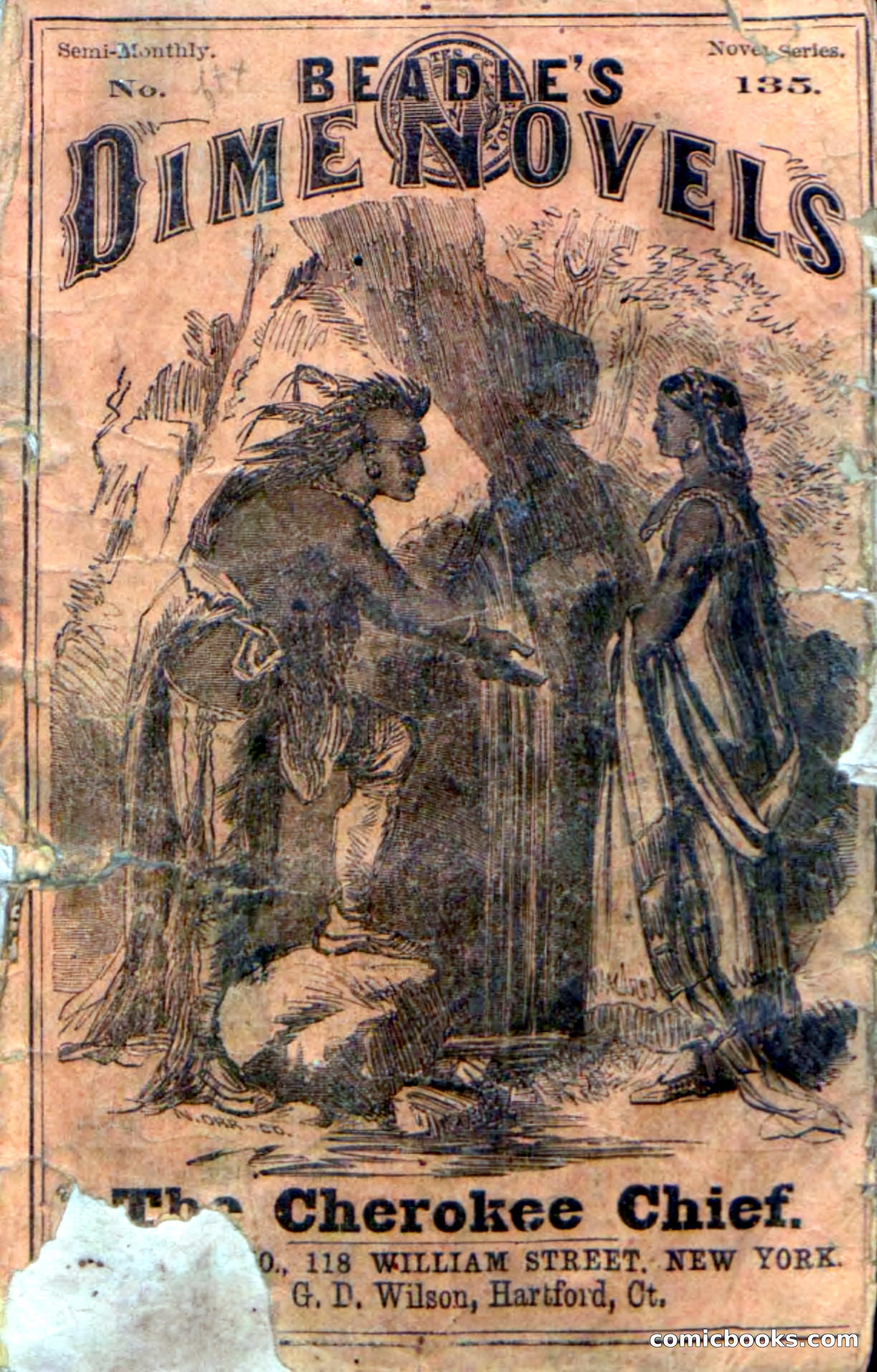 Beadle's Dime Novels No. 135: The Cherokee Chief — page 1 of 92