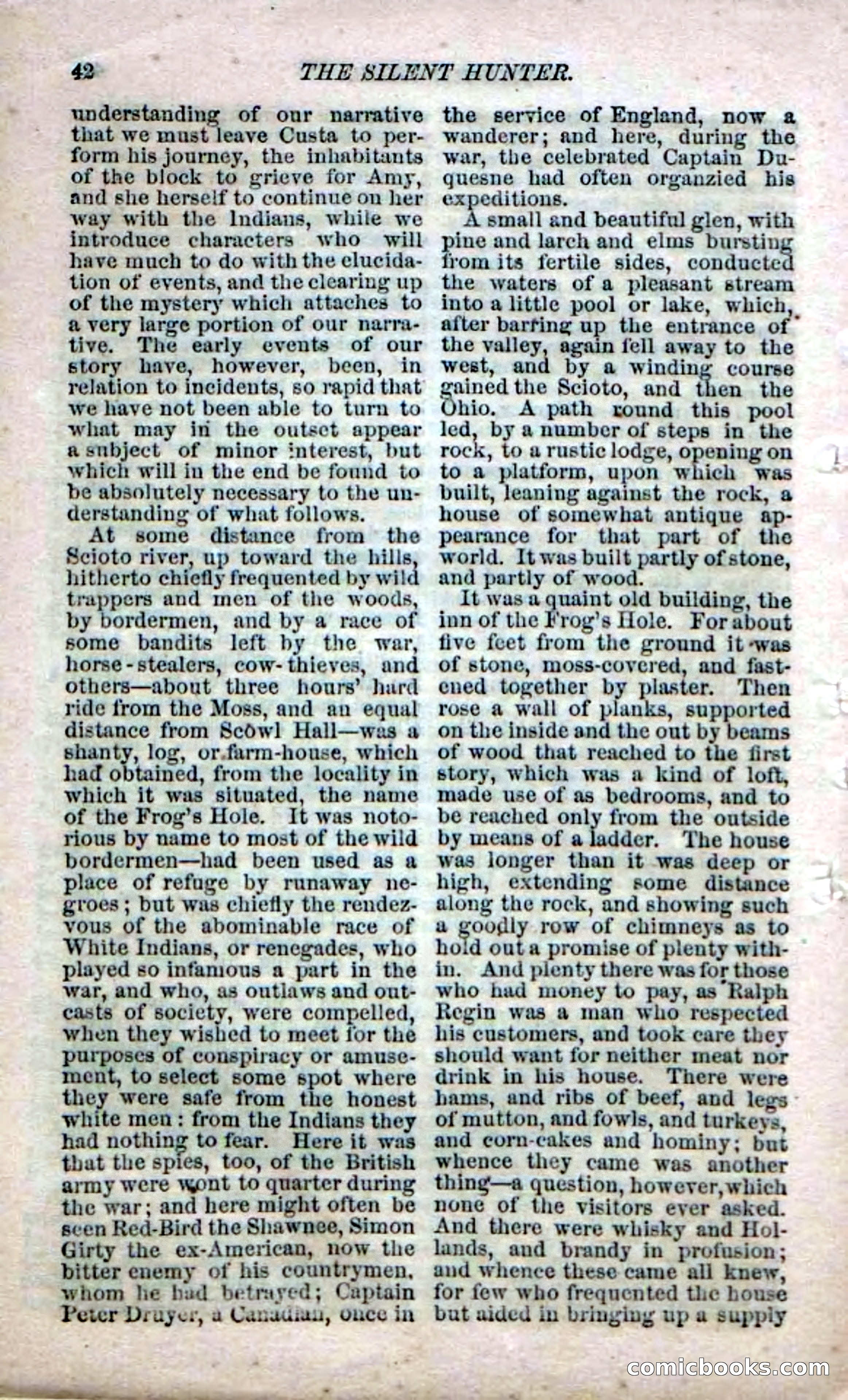 Beadle's Dime Novels No. 142: The Sagamore of Saco — page 108 of 116
