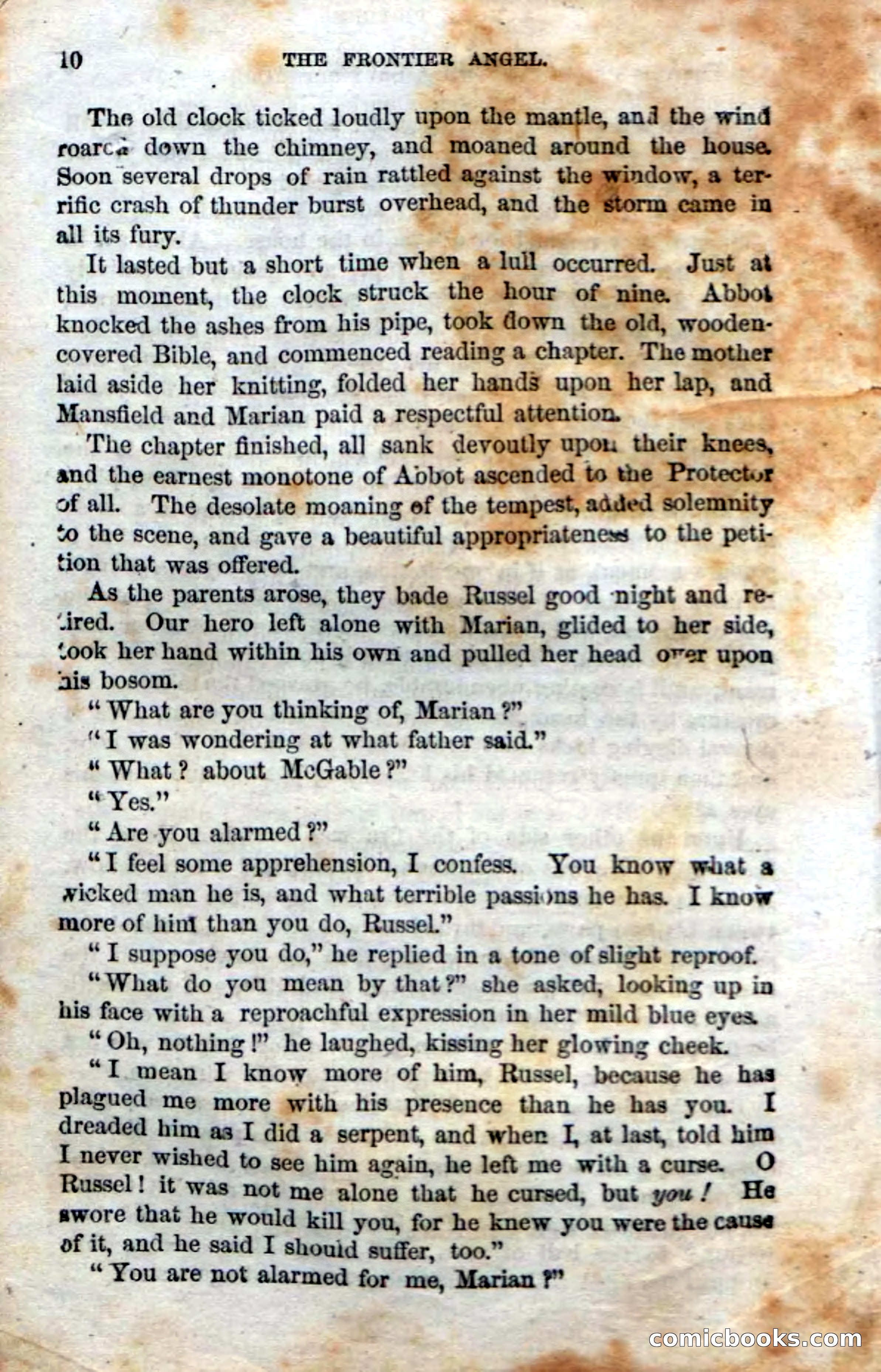 Beadle's Dime Novels No. 15: The Frontier Angel — page 12 of 132