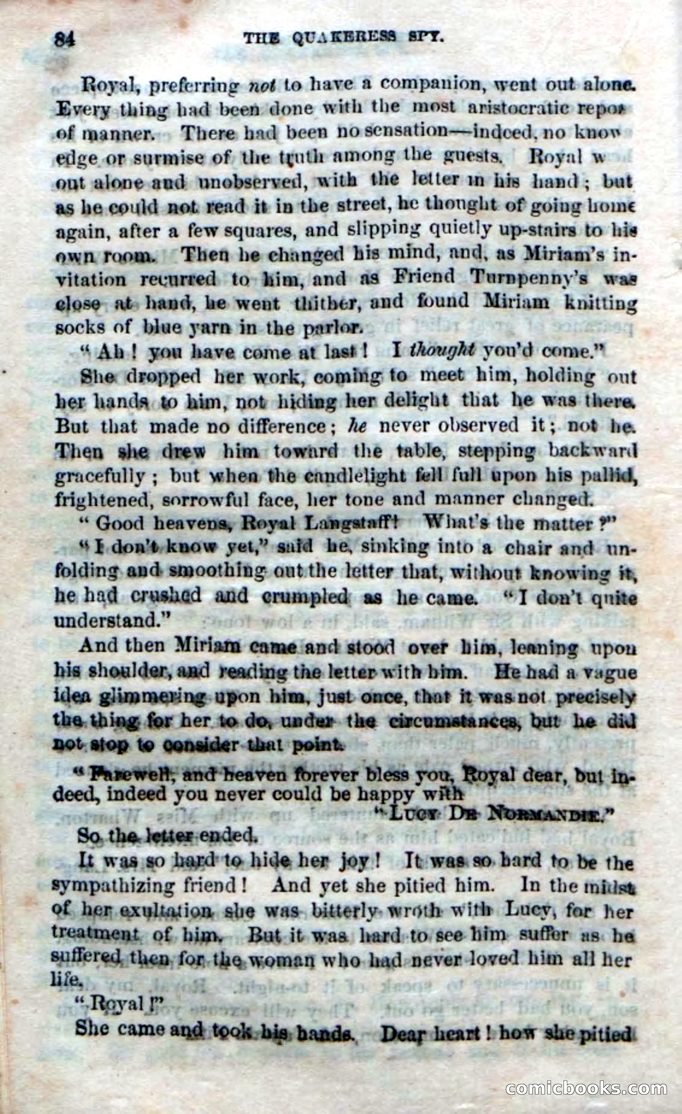 The Quakeress Spy — page 82 of 98