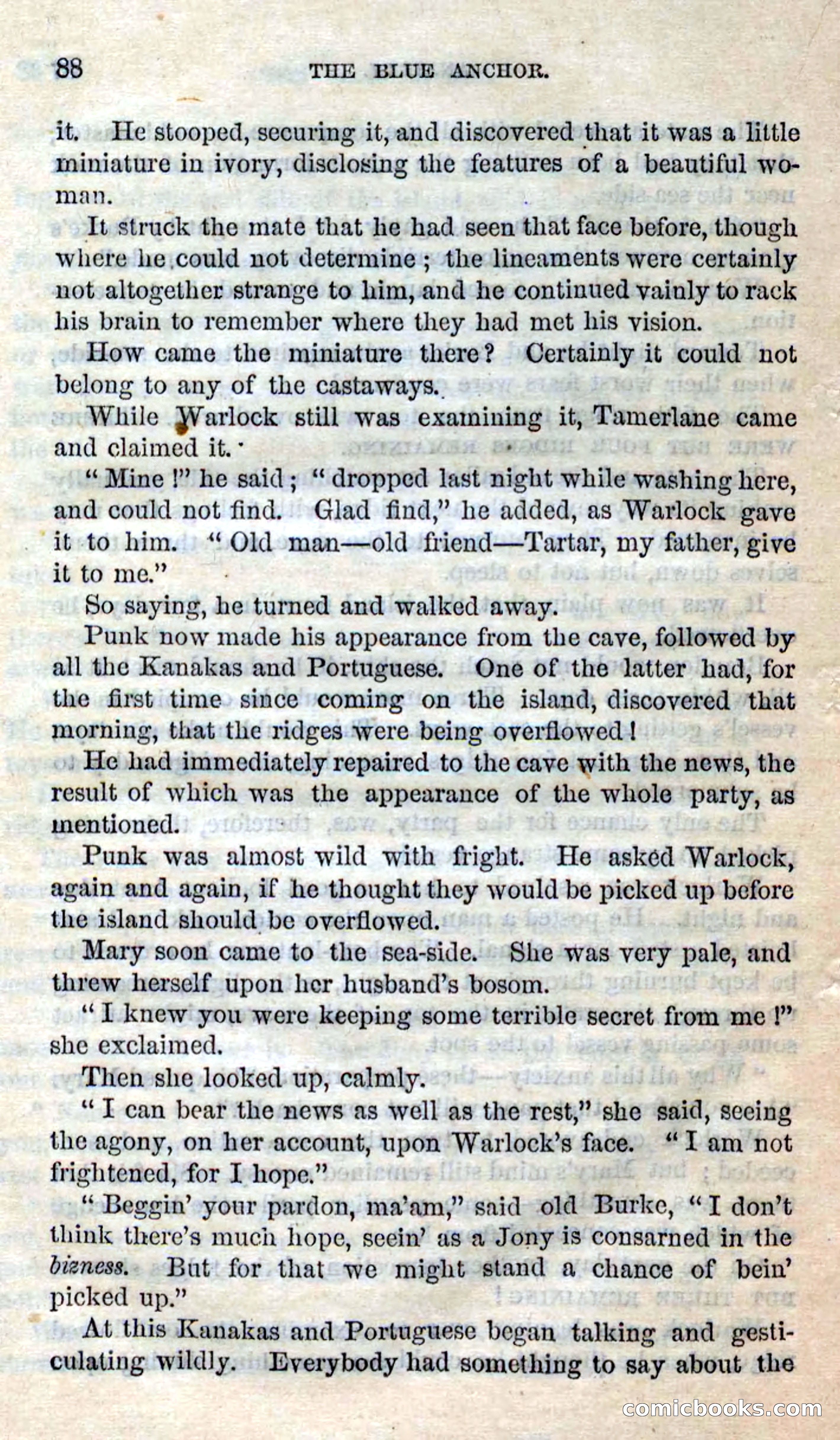 Beadle's Dime Novels No. 158: The Blue Anchor — page 86 of 108