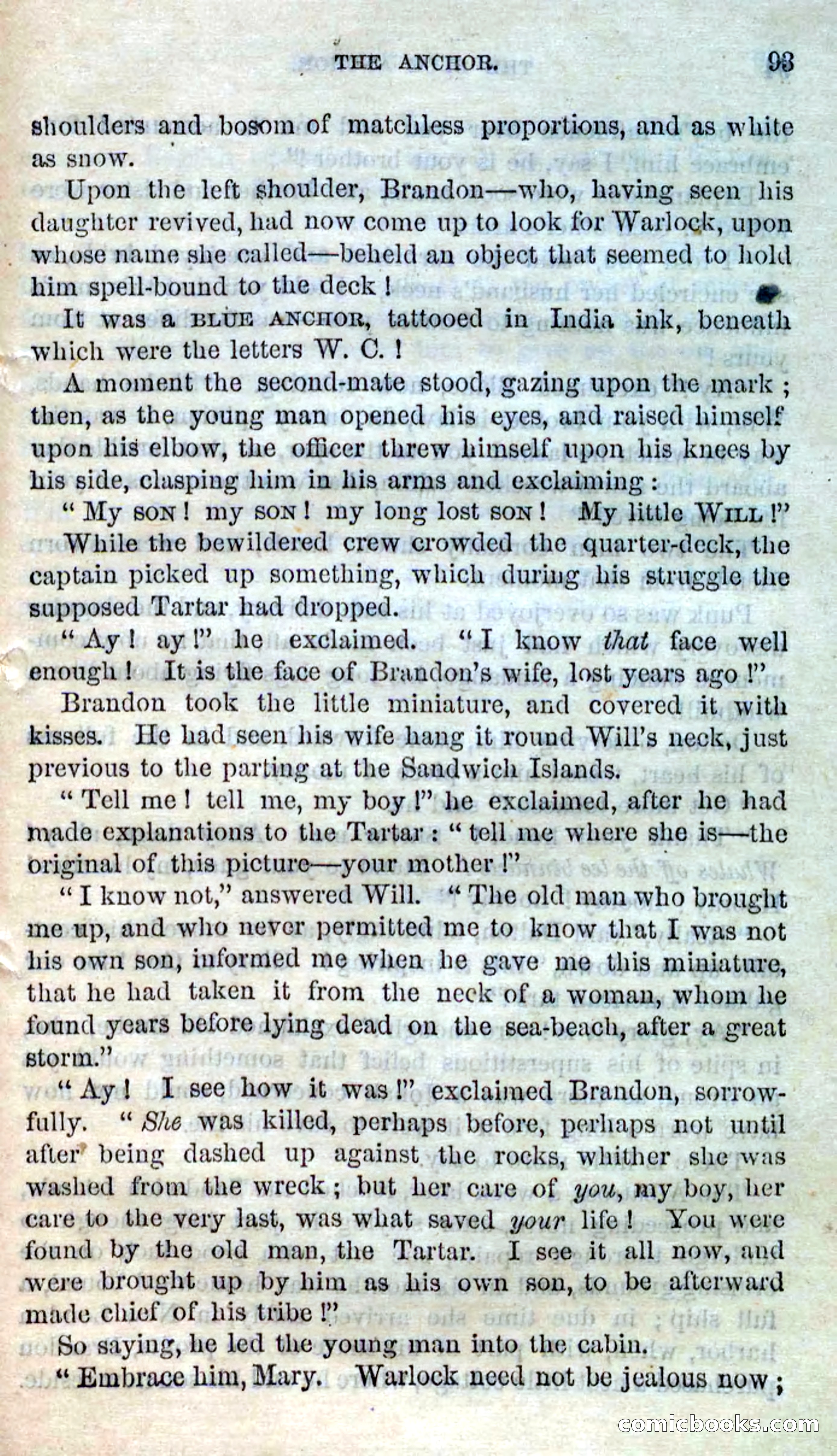Beadle's Dime Novels No. 158: The Blue Anchor — page 91 of 108