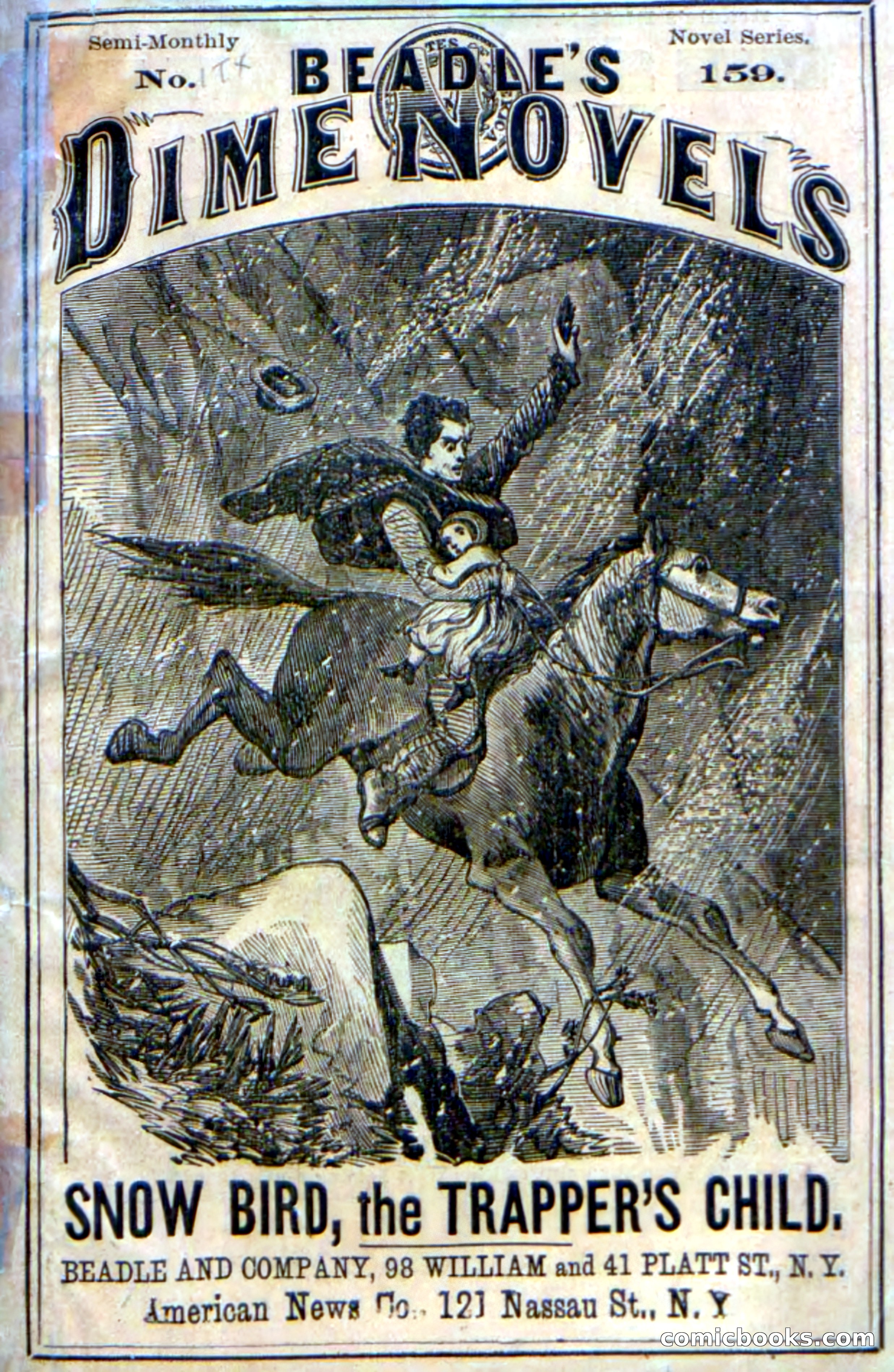 Beadle's Dime Novels No. 159: Snow Bird, the Trapper's Child