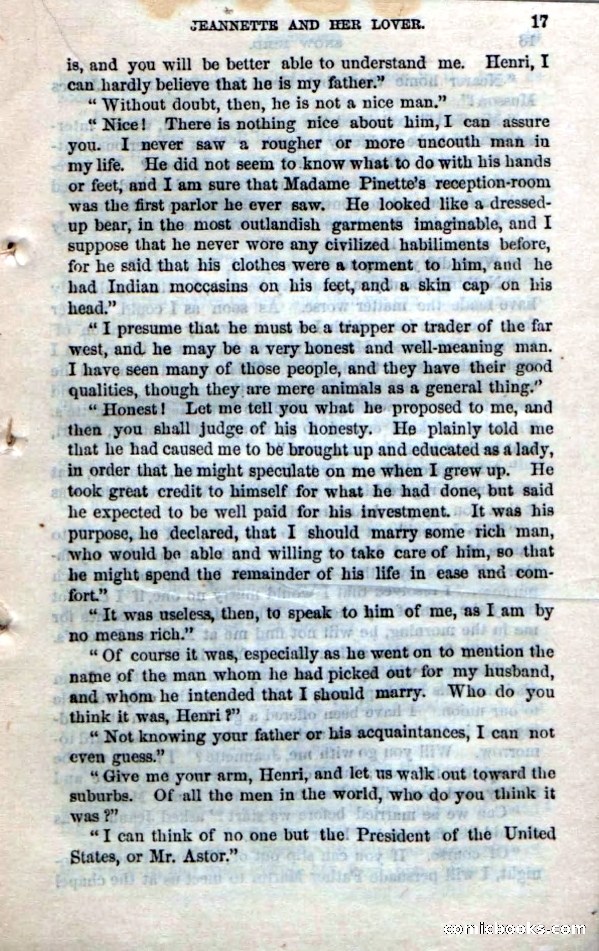 Beadle's Dime Novels No. 159: Snow Bird, the Trapper's Child — page 15 of 116